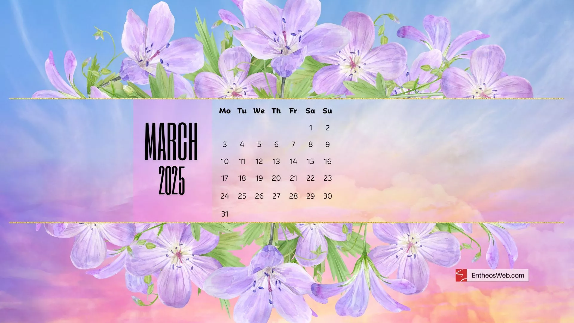 Free March 2025 Desktop Wallpaper