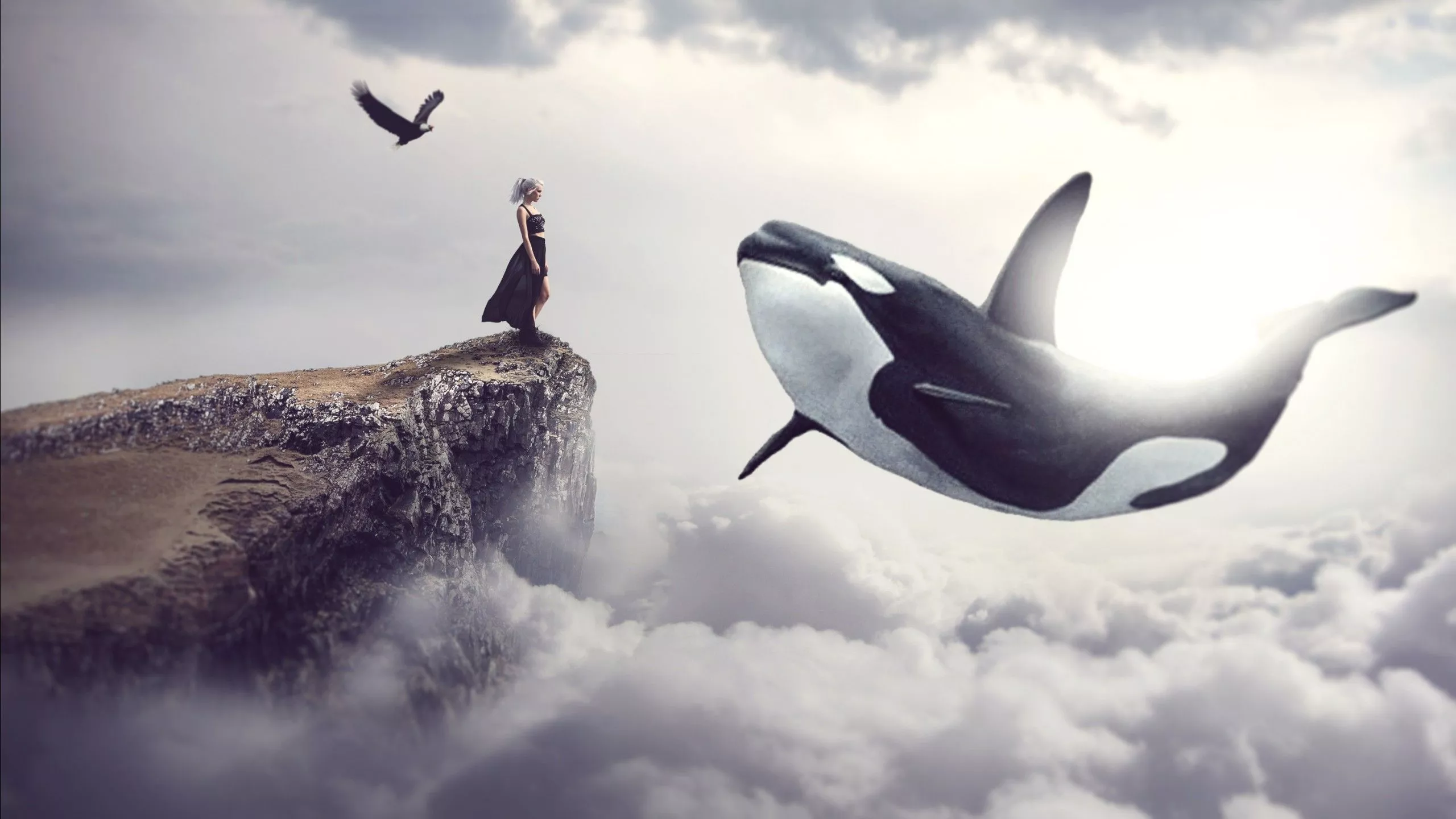 Whale Fantasy Wallpaper. HD