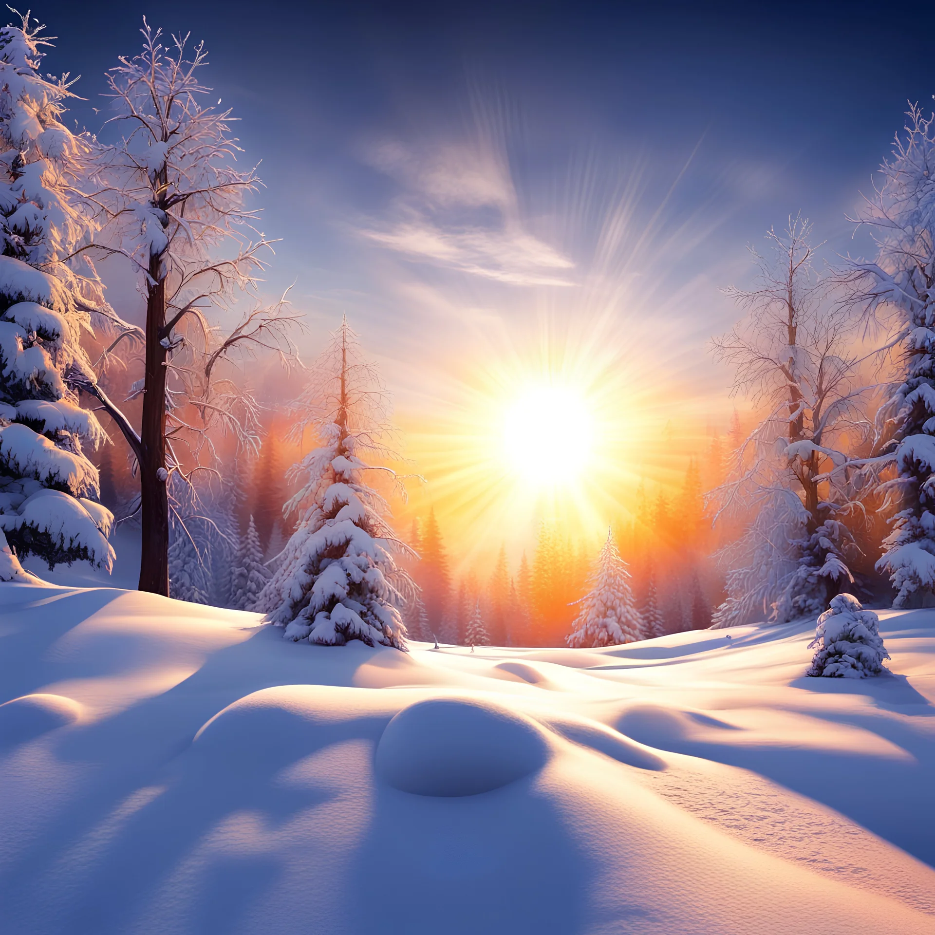computer winter landscape wallpaper w