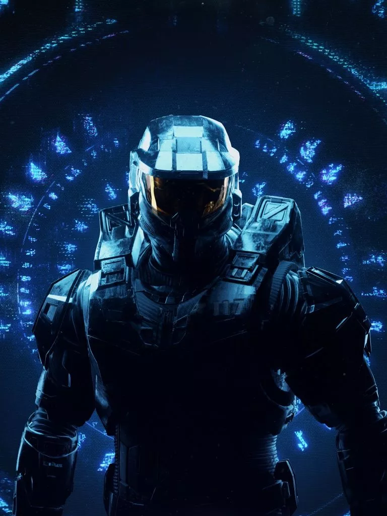 Master Chief Wallpaper 4K, Dark theme