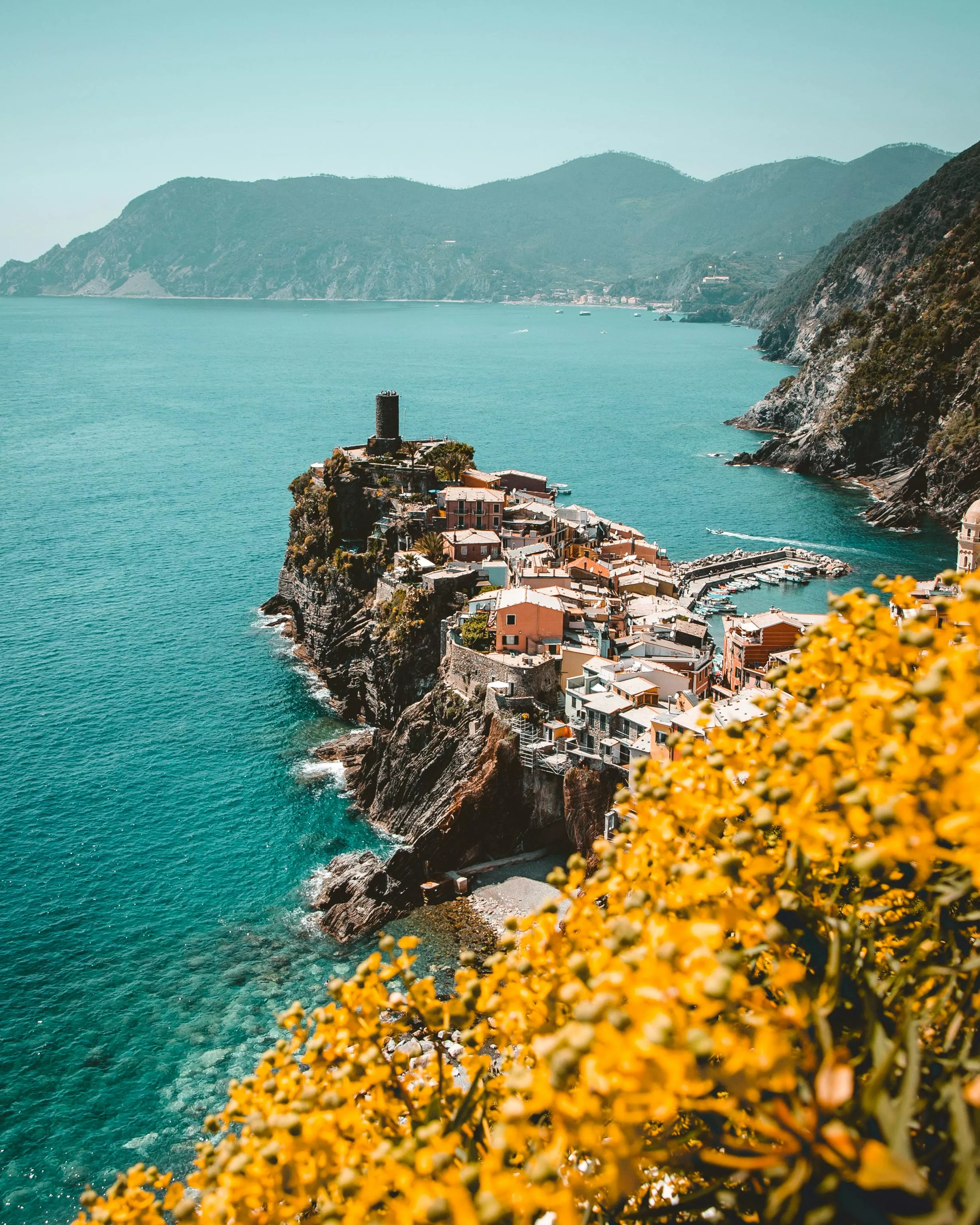 Aerial Photography of Cinque Terre
