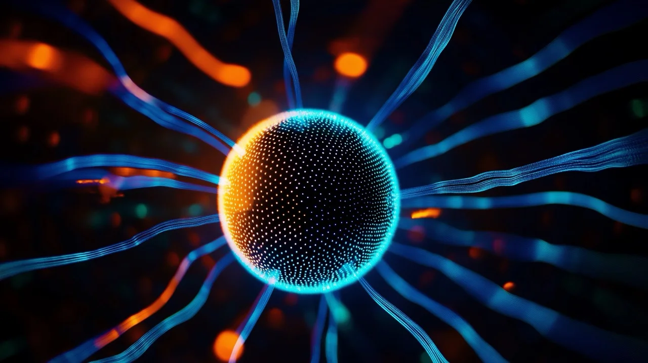 HD Blue Wallpaper and Laser Patterns