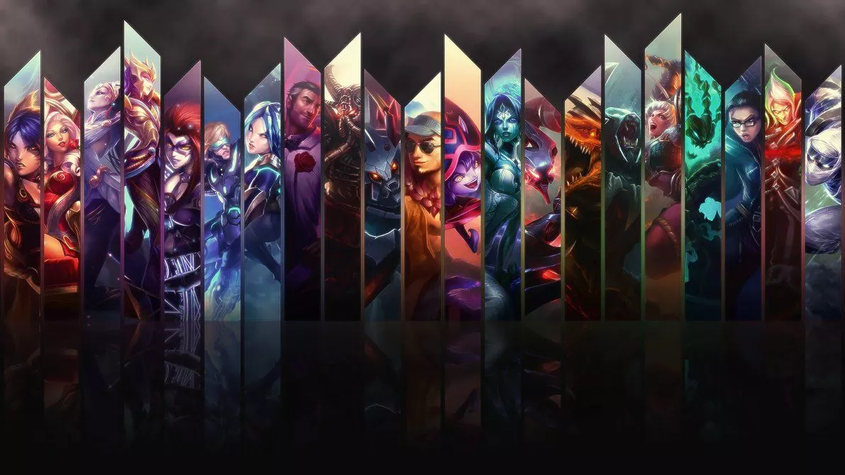 League Of Legends Wallpaper Panel Art