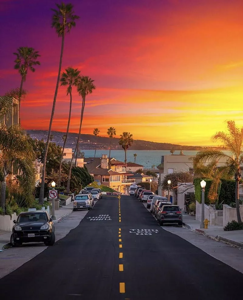 California Sunset, awesome love, nature