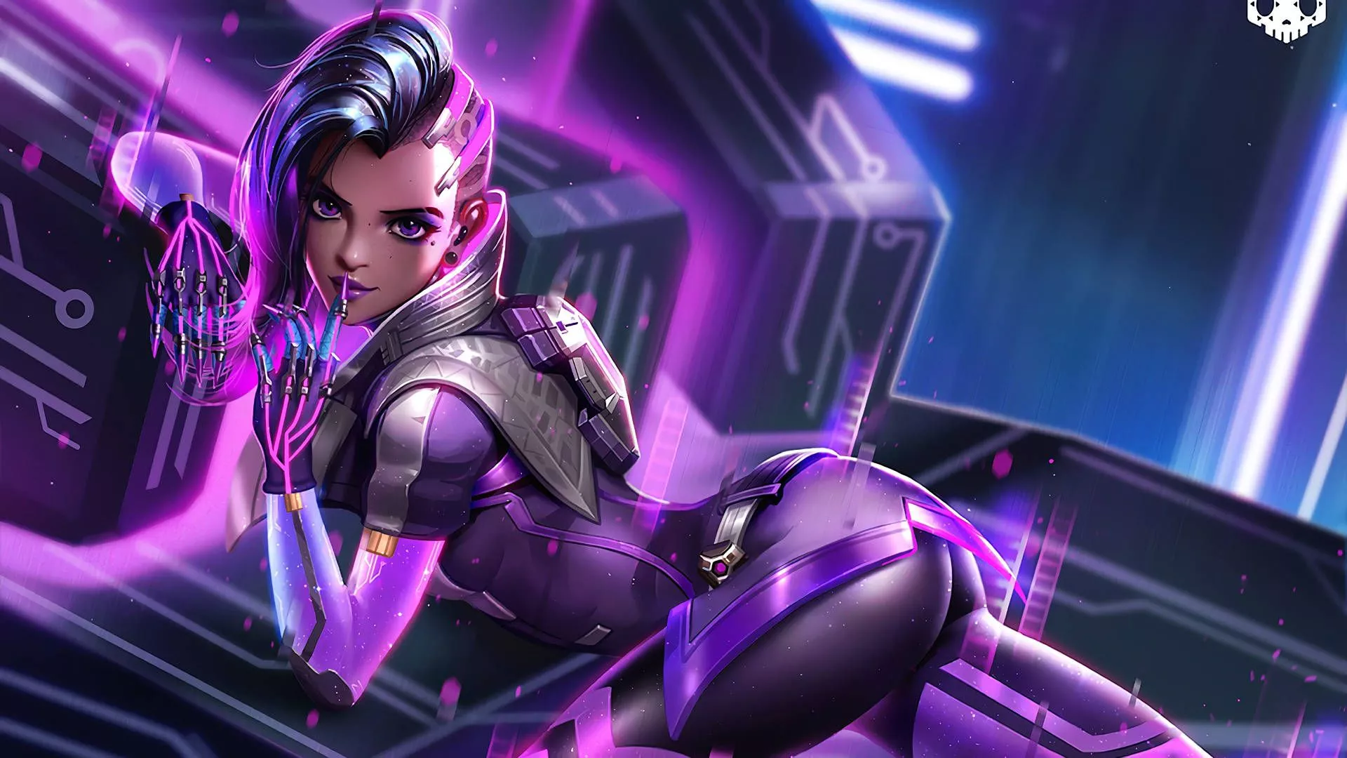 Overwatch 4k Sombra In Purple