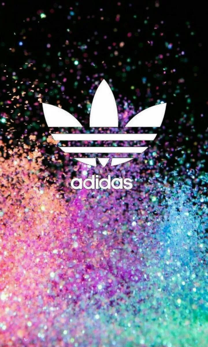 Adidas Aesthetic Pastel Glitter