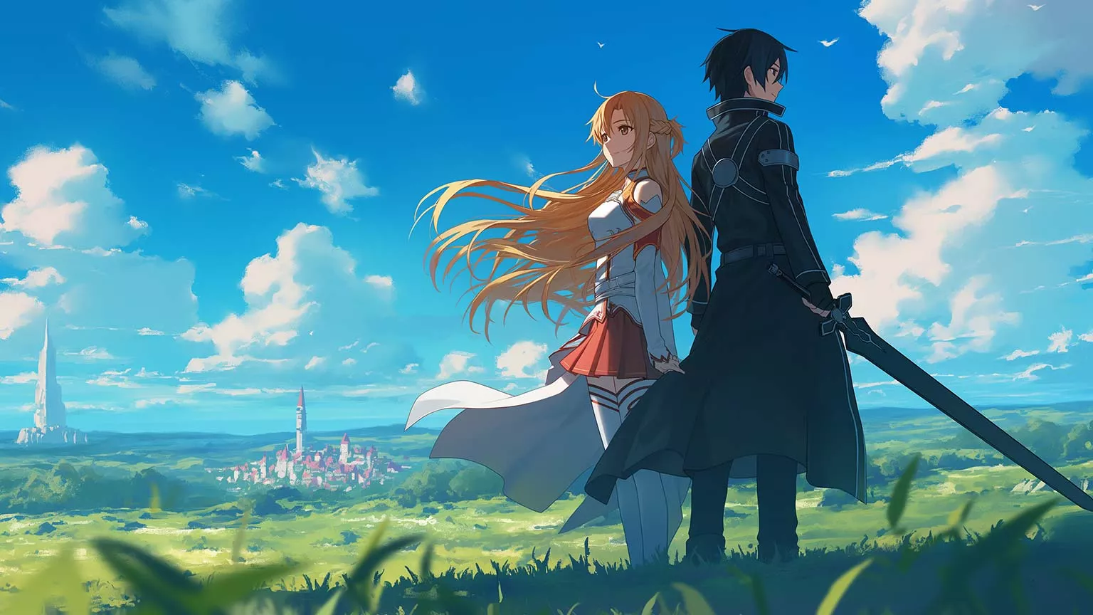 Sword Art Online Kirito Asuna Desktop