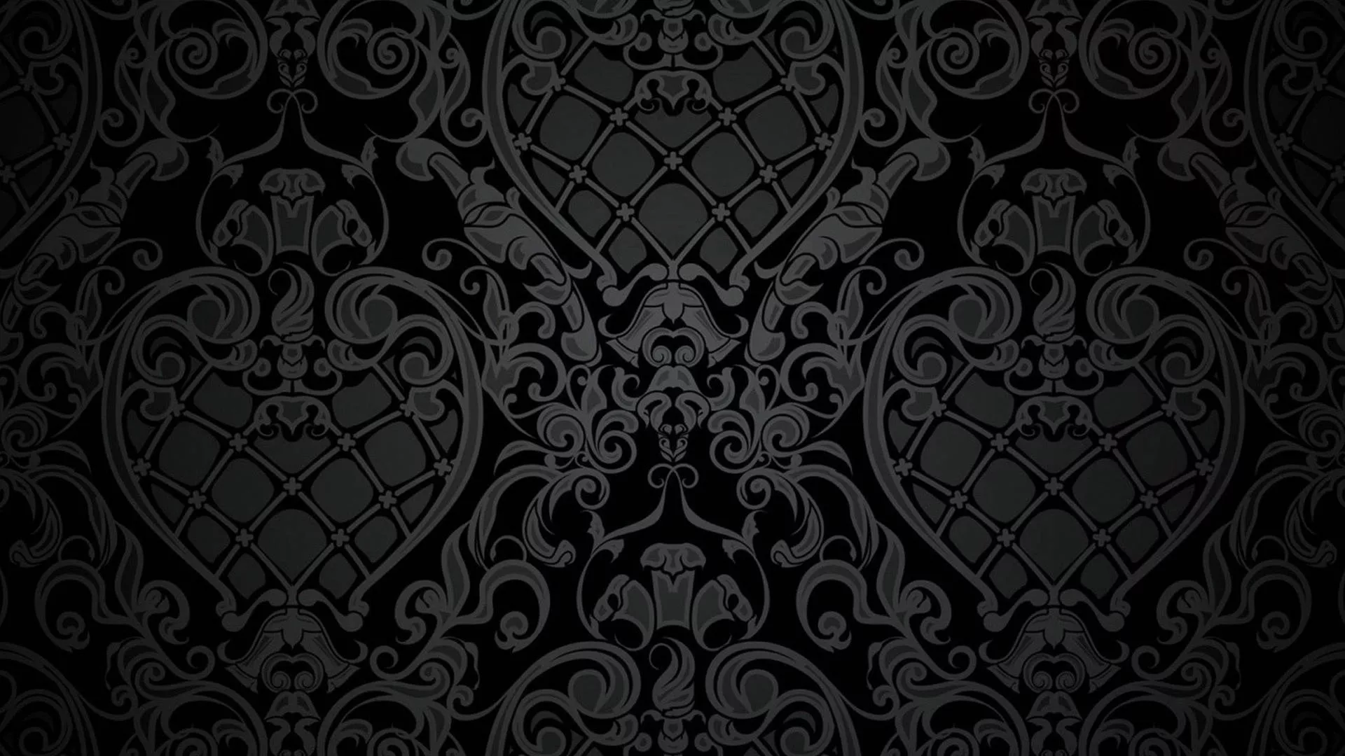 Black Gothic Victorian Pattern