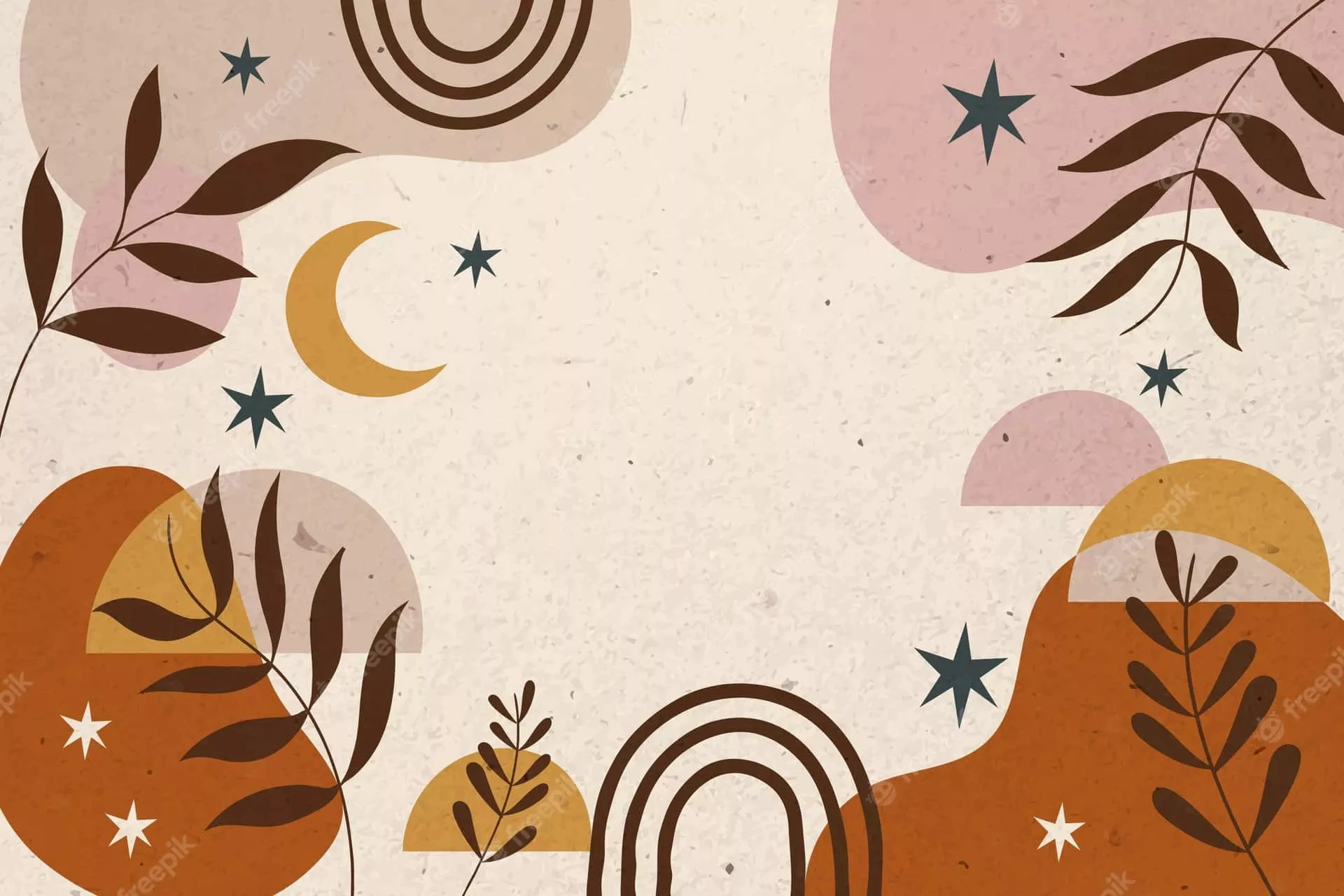 Minimalist Boho Desktop Wallpaper