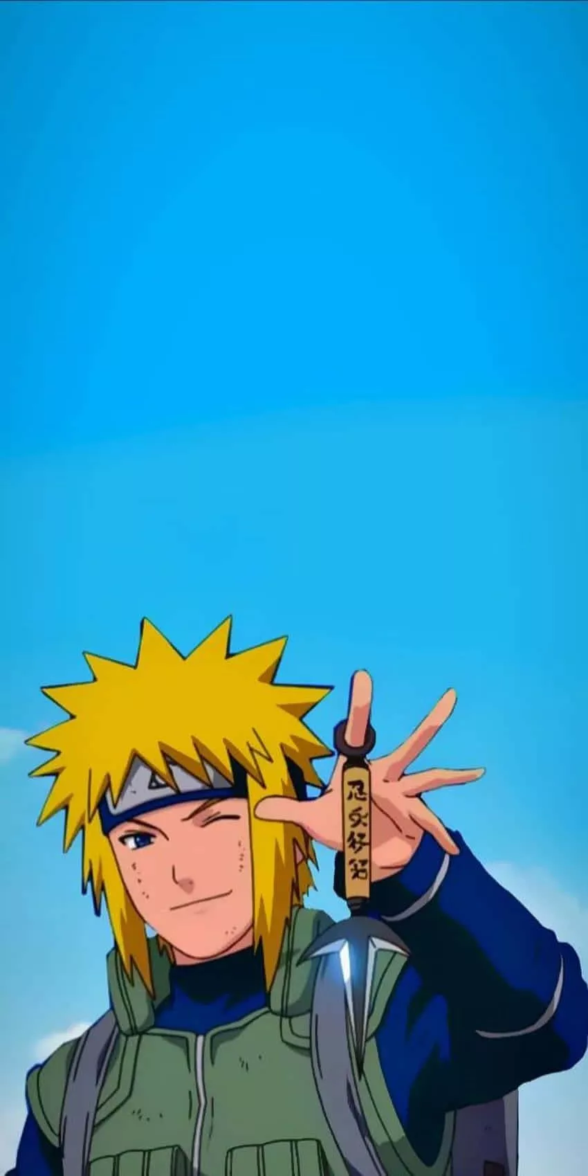 Minato Namikaze Kunai Pose Naruto
