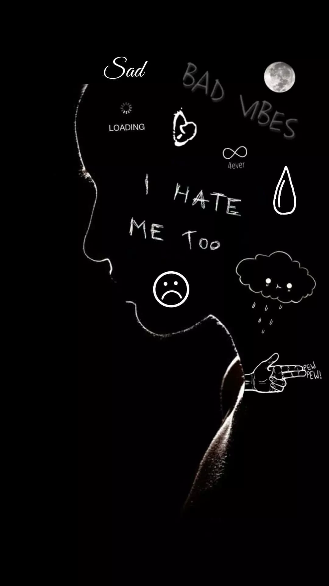 Depression Phone Wallpaper