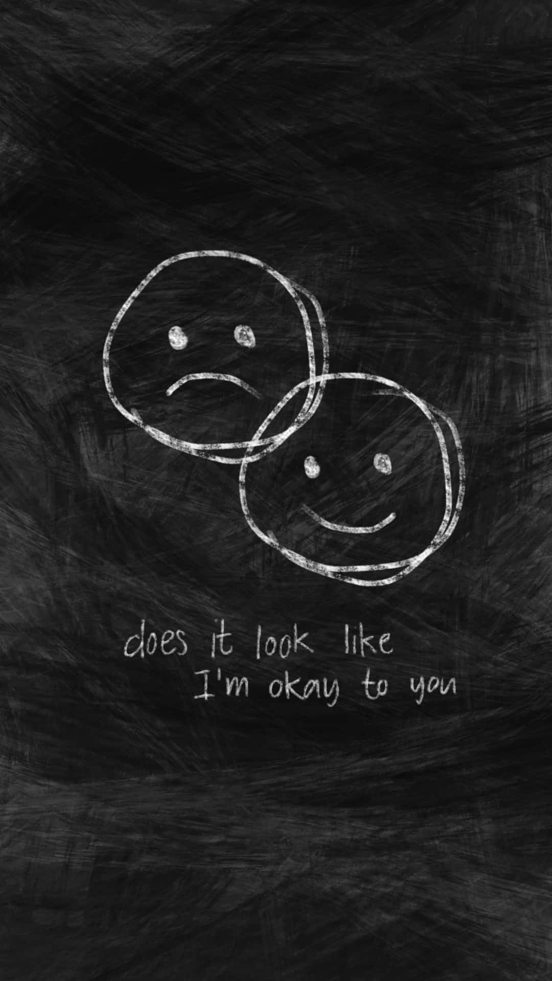 Depressing iPhone Wallpaper