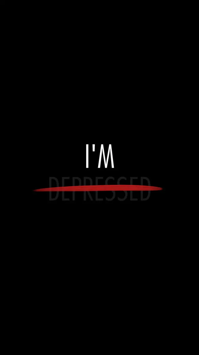 Depressed wallpaper