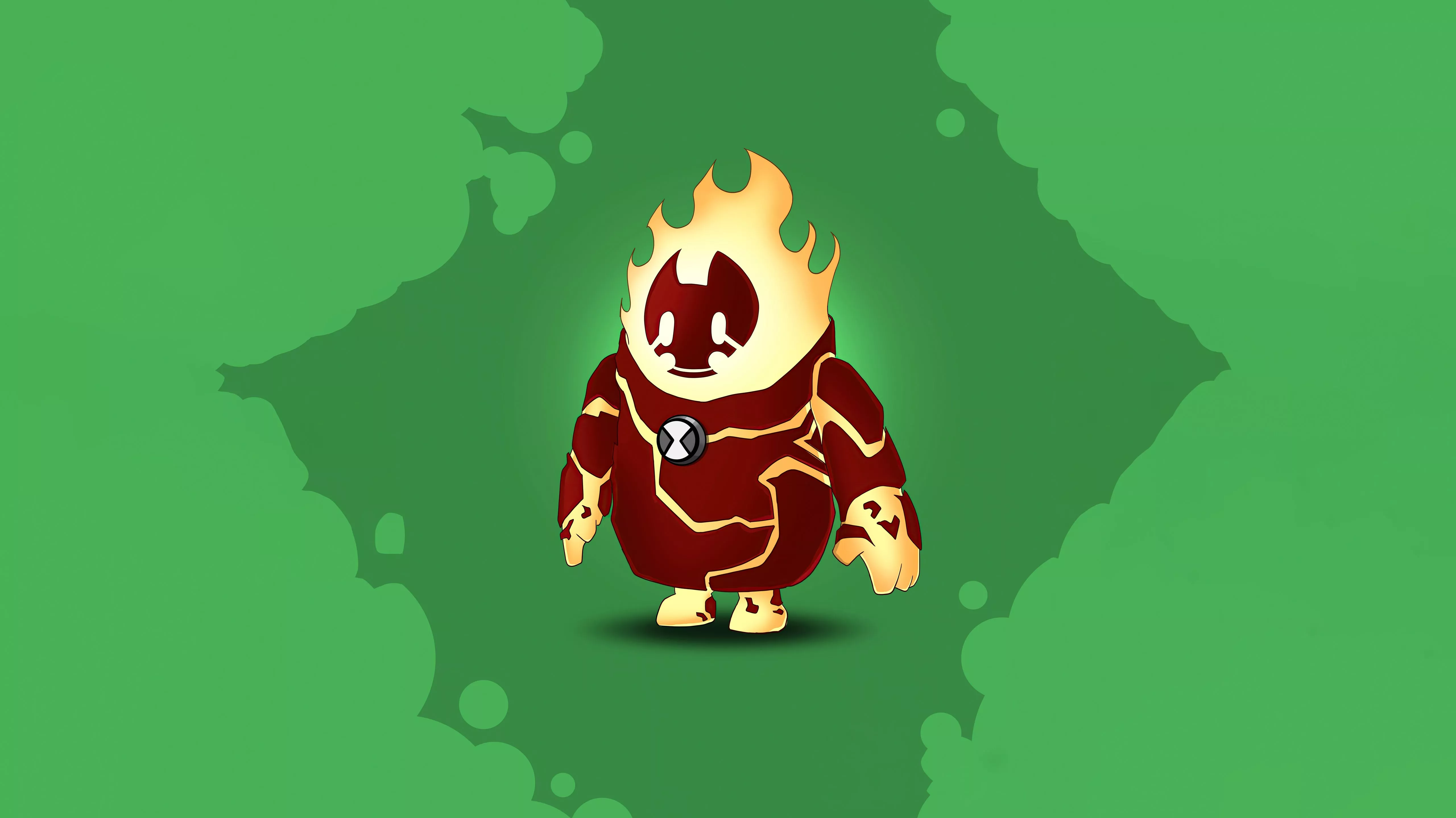 Heatblast Fall Guys X Ben 10 Wallpaper