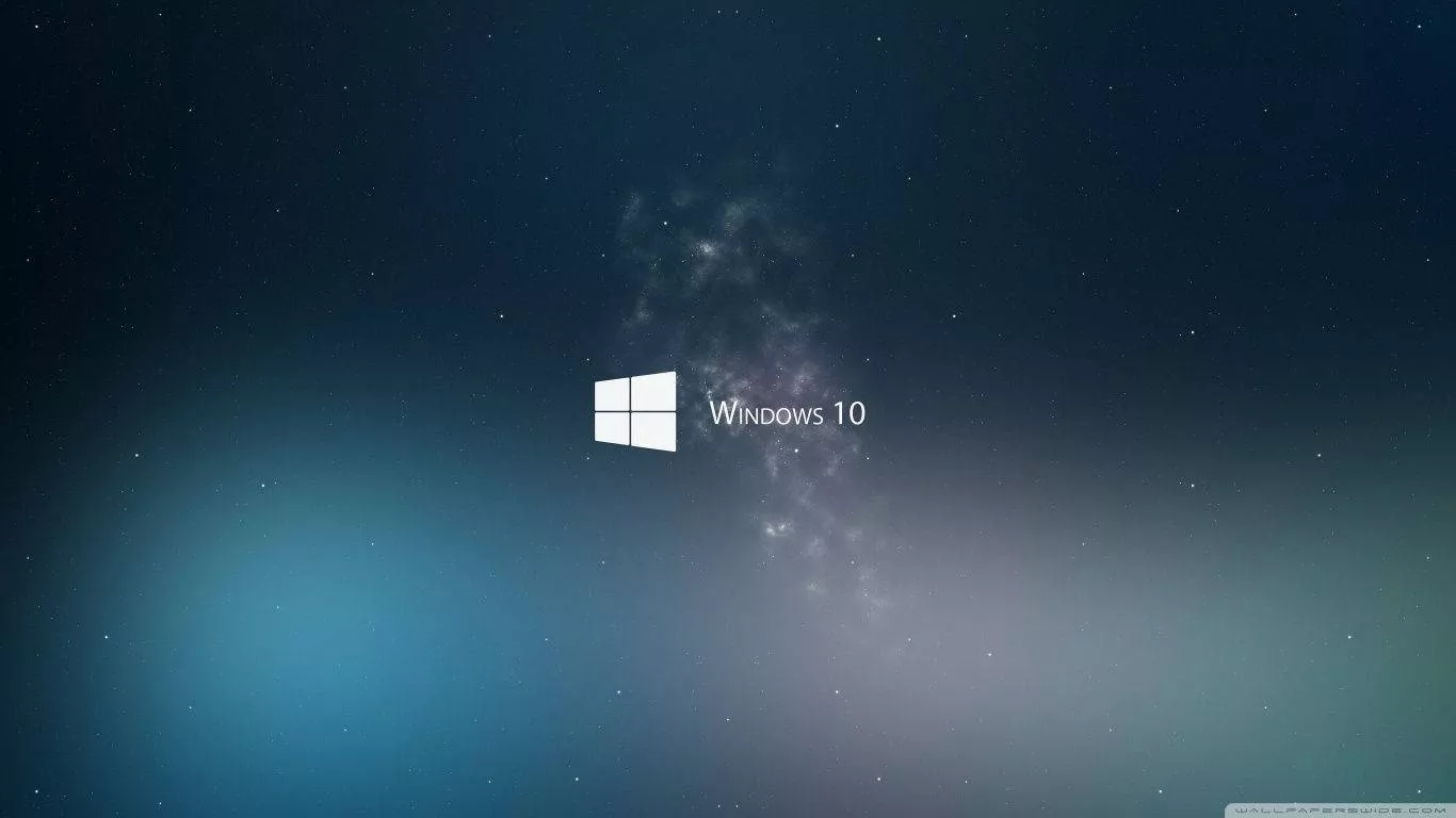 Windows 10 White Logo Wallpaper