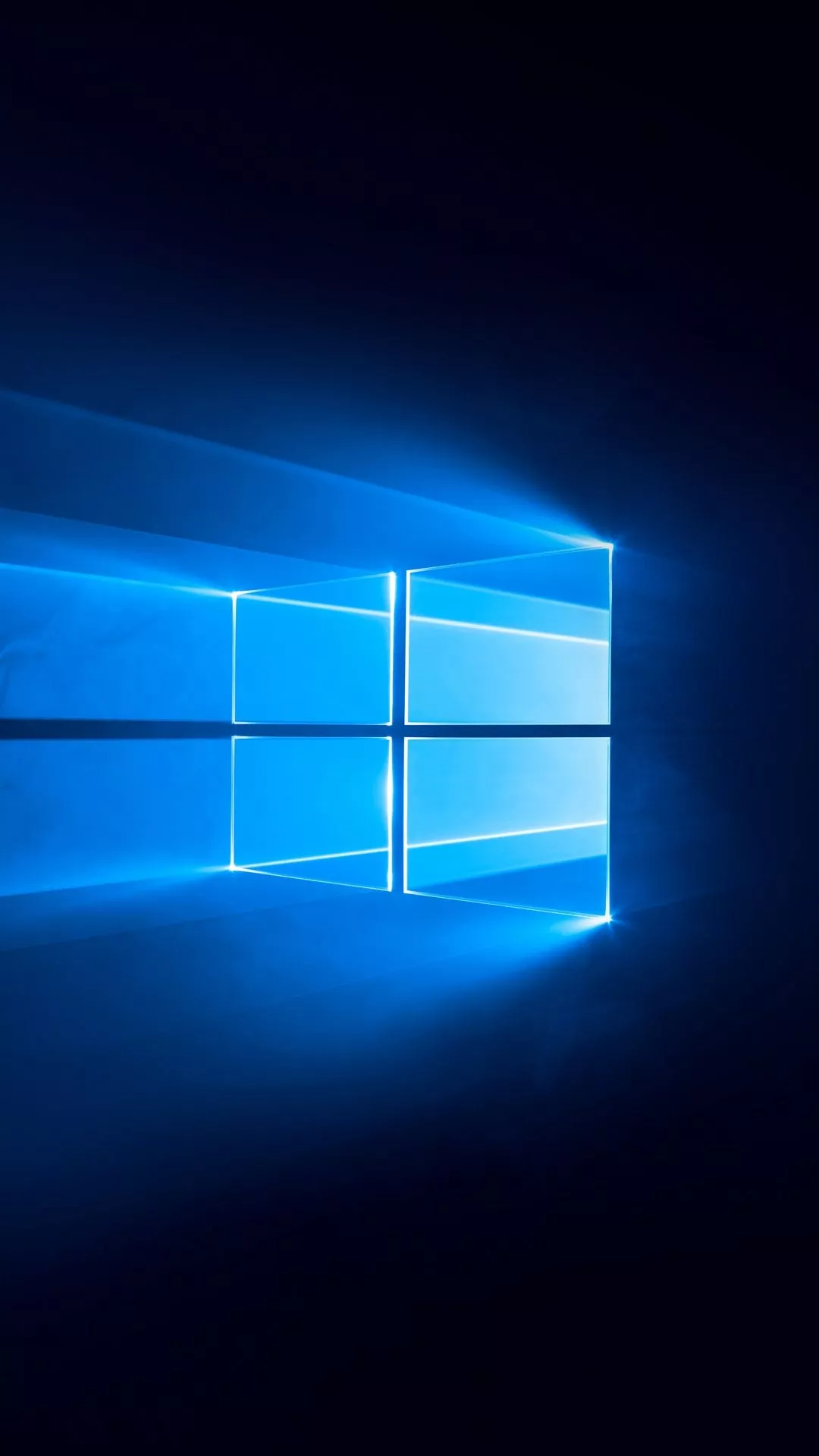 Windows 10 Wallpaper 4K, Dark, Blue