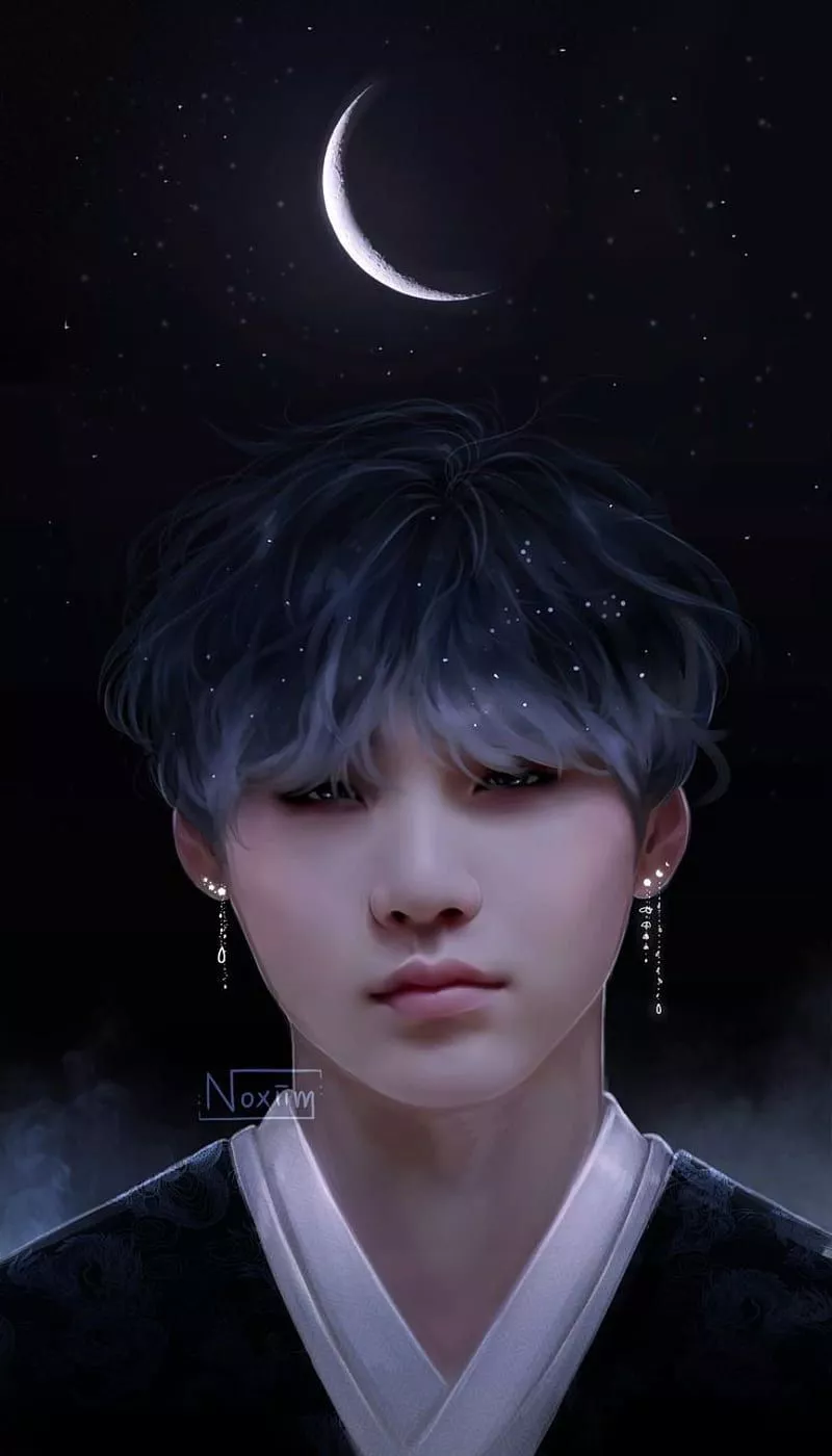 suga fanart, HD phone wallpaper