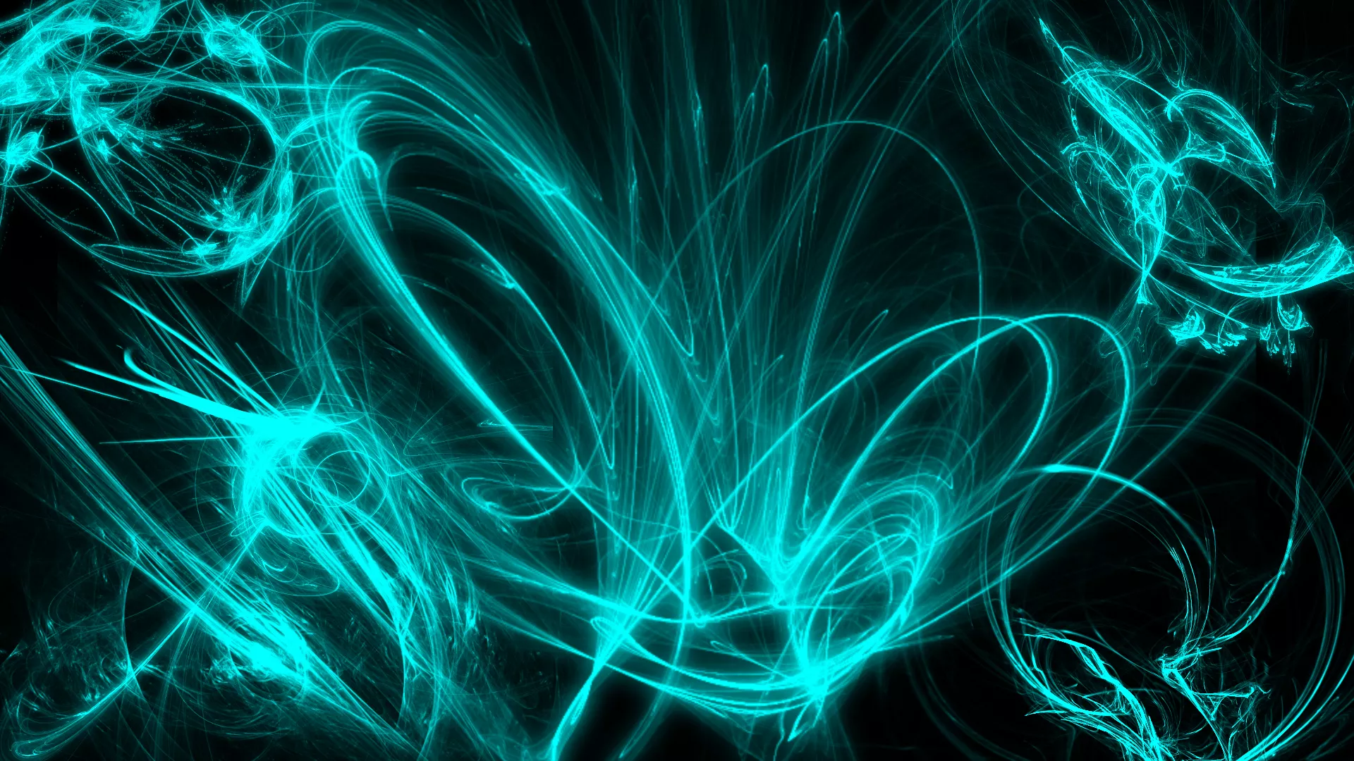 Teal Abstract Wallpaper Blue