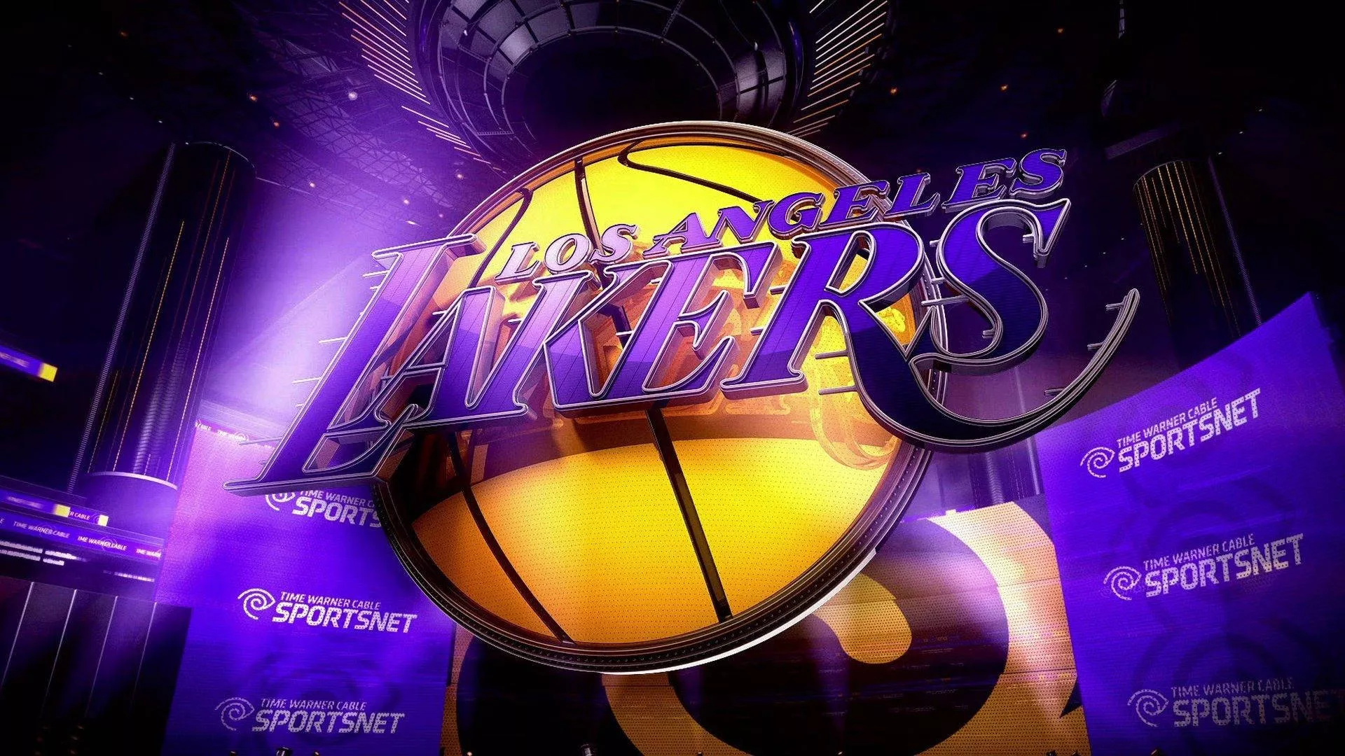 Los Angeles Lakers 3D Art Wallpaper
