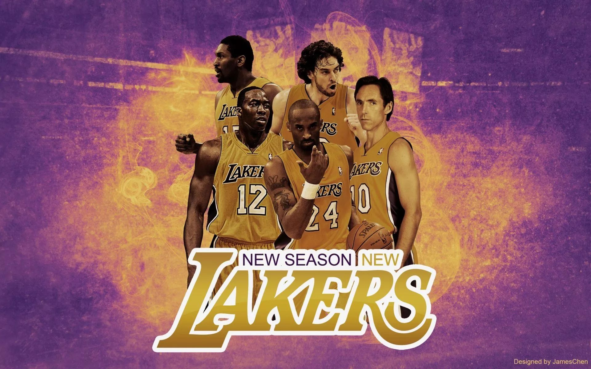 LA Lakers NBA HD Wallpaper New Tab