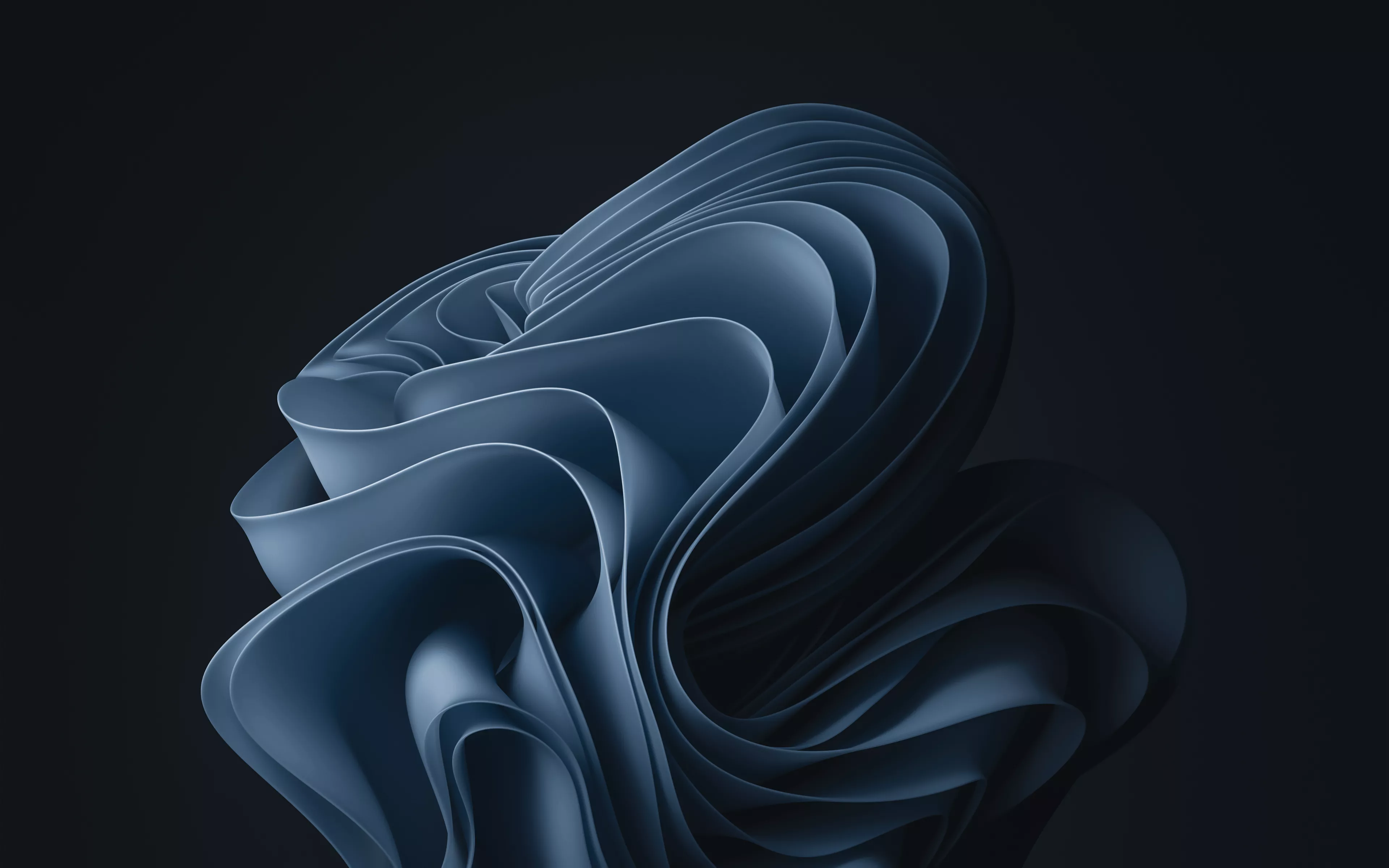 Windows 11 Wallpaper 4K, Grey abstract