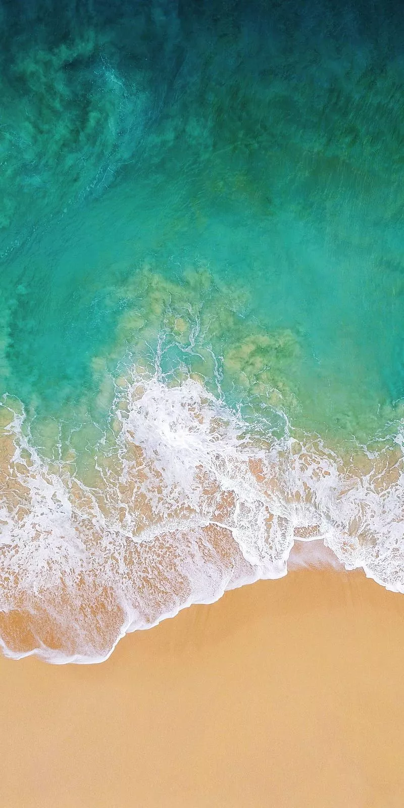 iPhone 6, apple, beach, green, ios