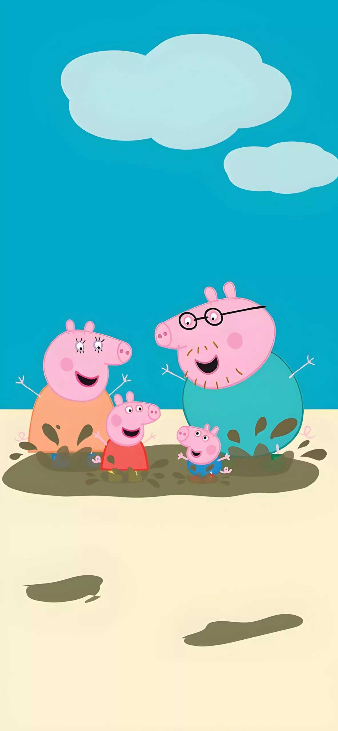 Peppa Pig Family Fun Wallpaper