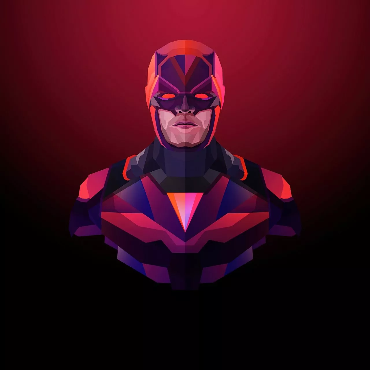 Daredevil Wallpaper 4K, Minimal art