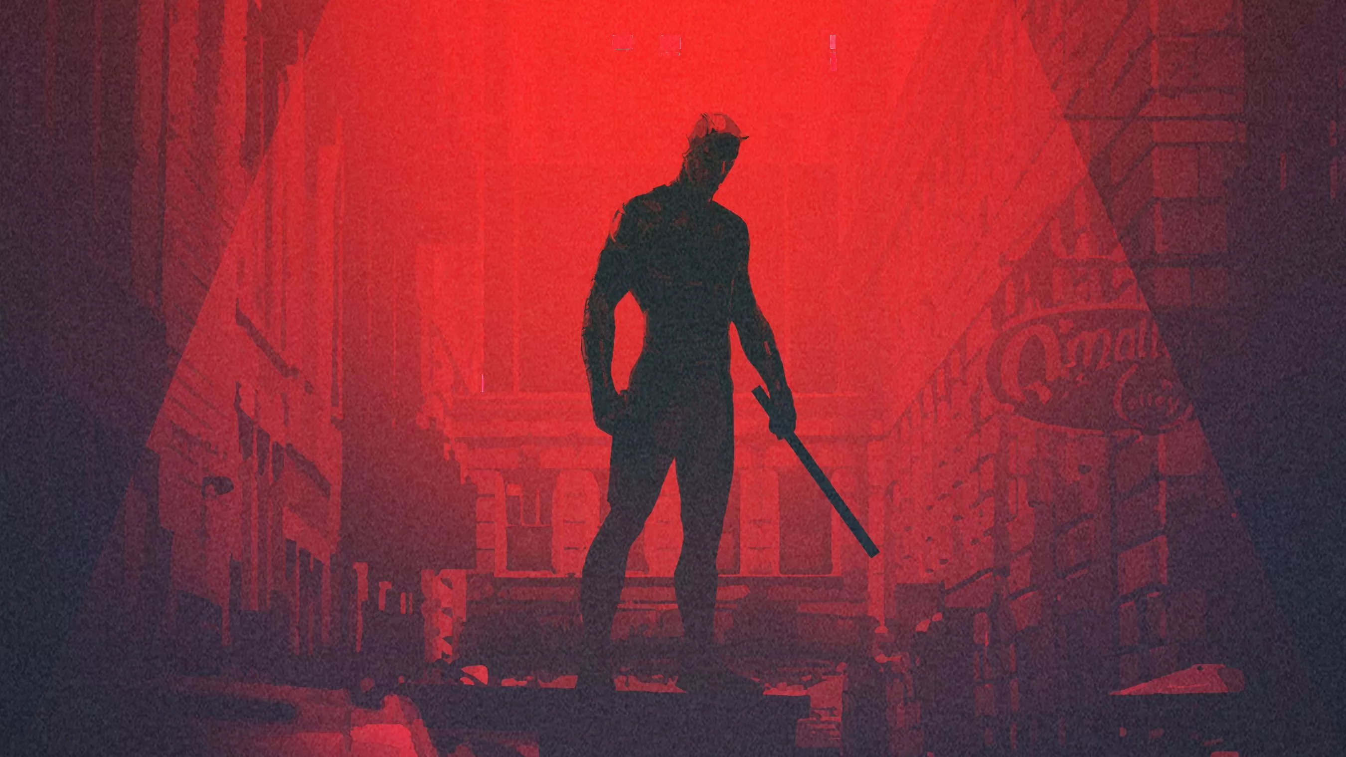 Daredevil Minimalism Artwork Wallpaper