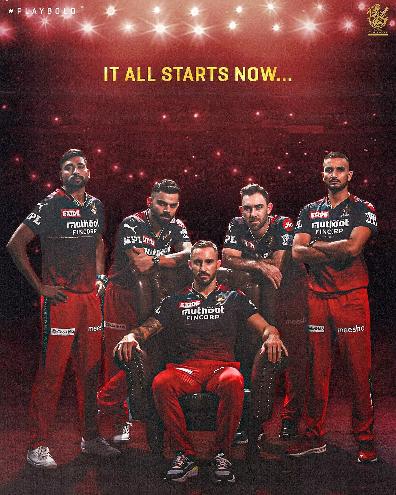 Royal Challengers Bangalore Sitting