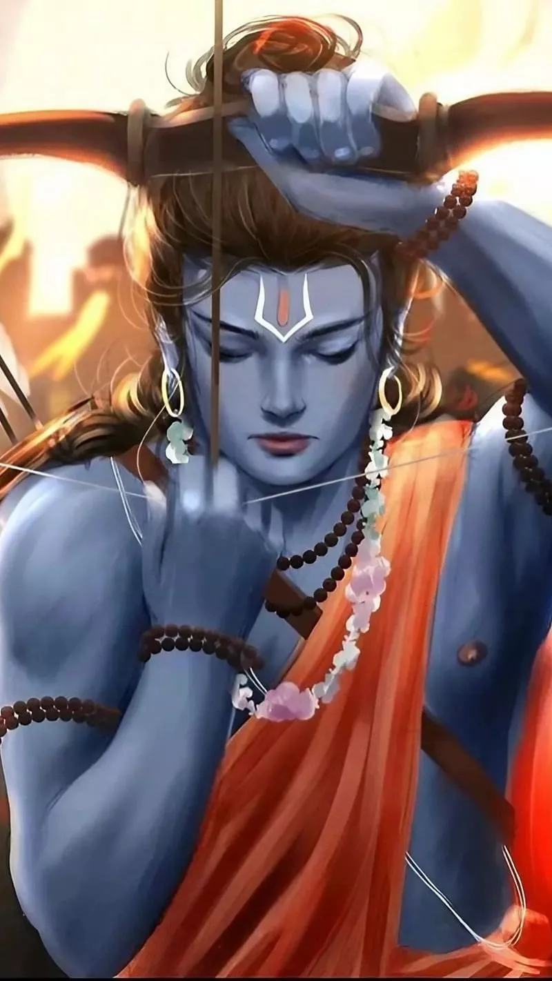 Lord Rama, Blue Lord Ram, god, jai shri