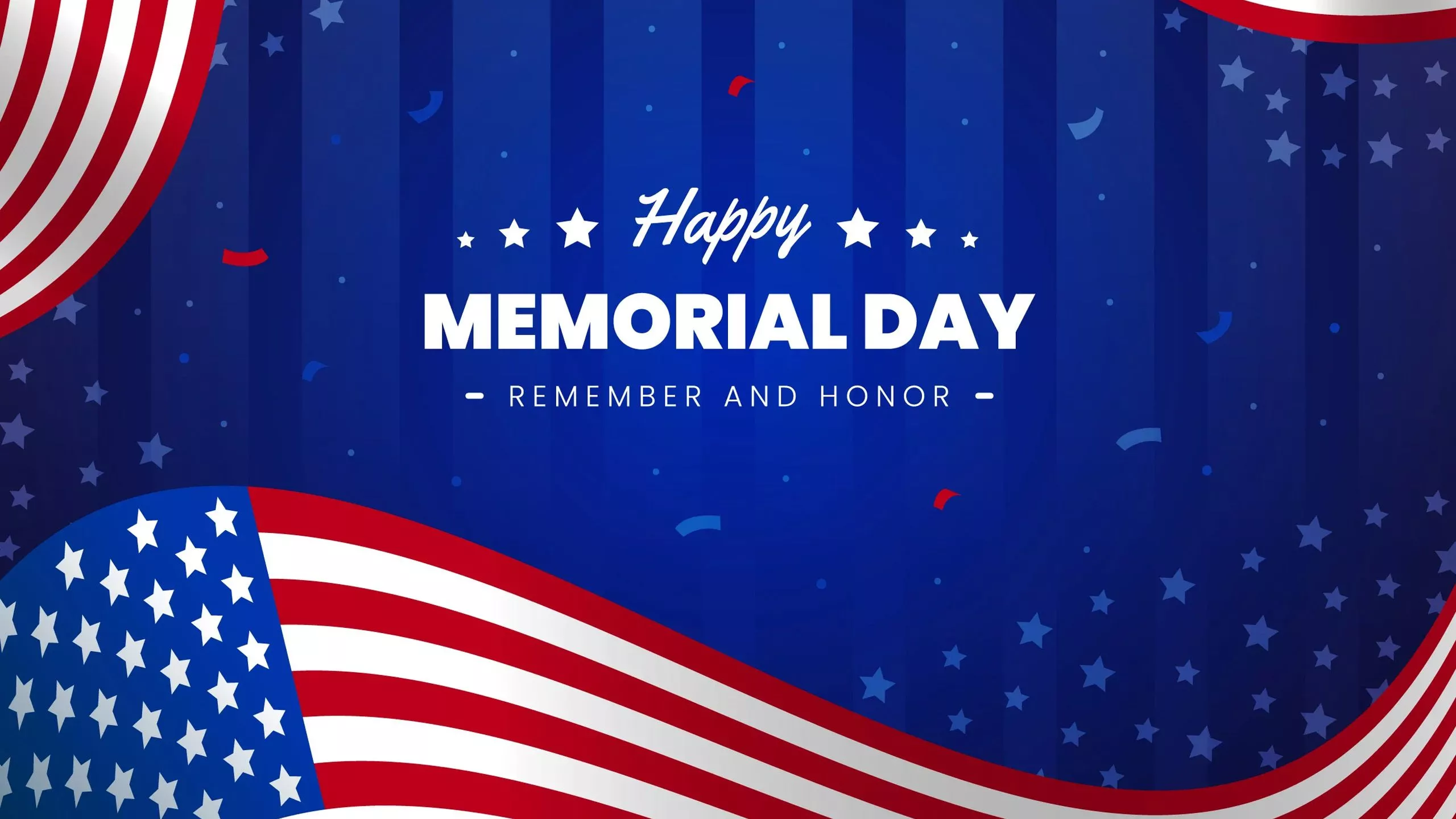 Blue Background HD Memorial Day