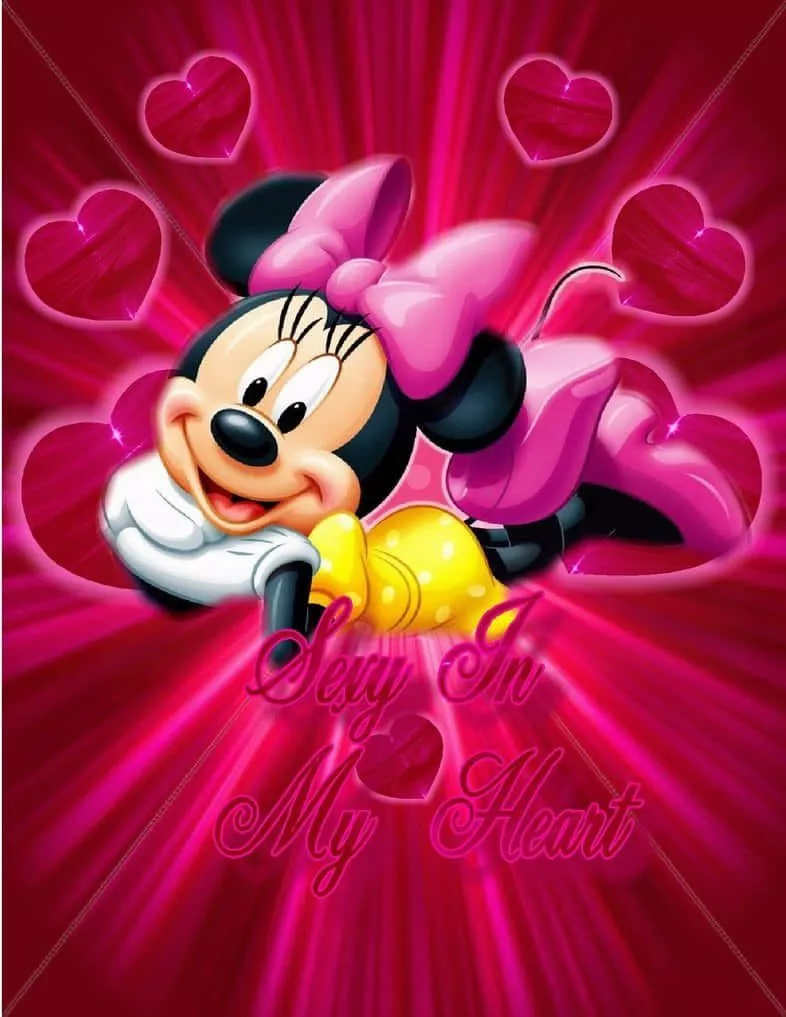 Download Pink Minnie Mouse happily