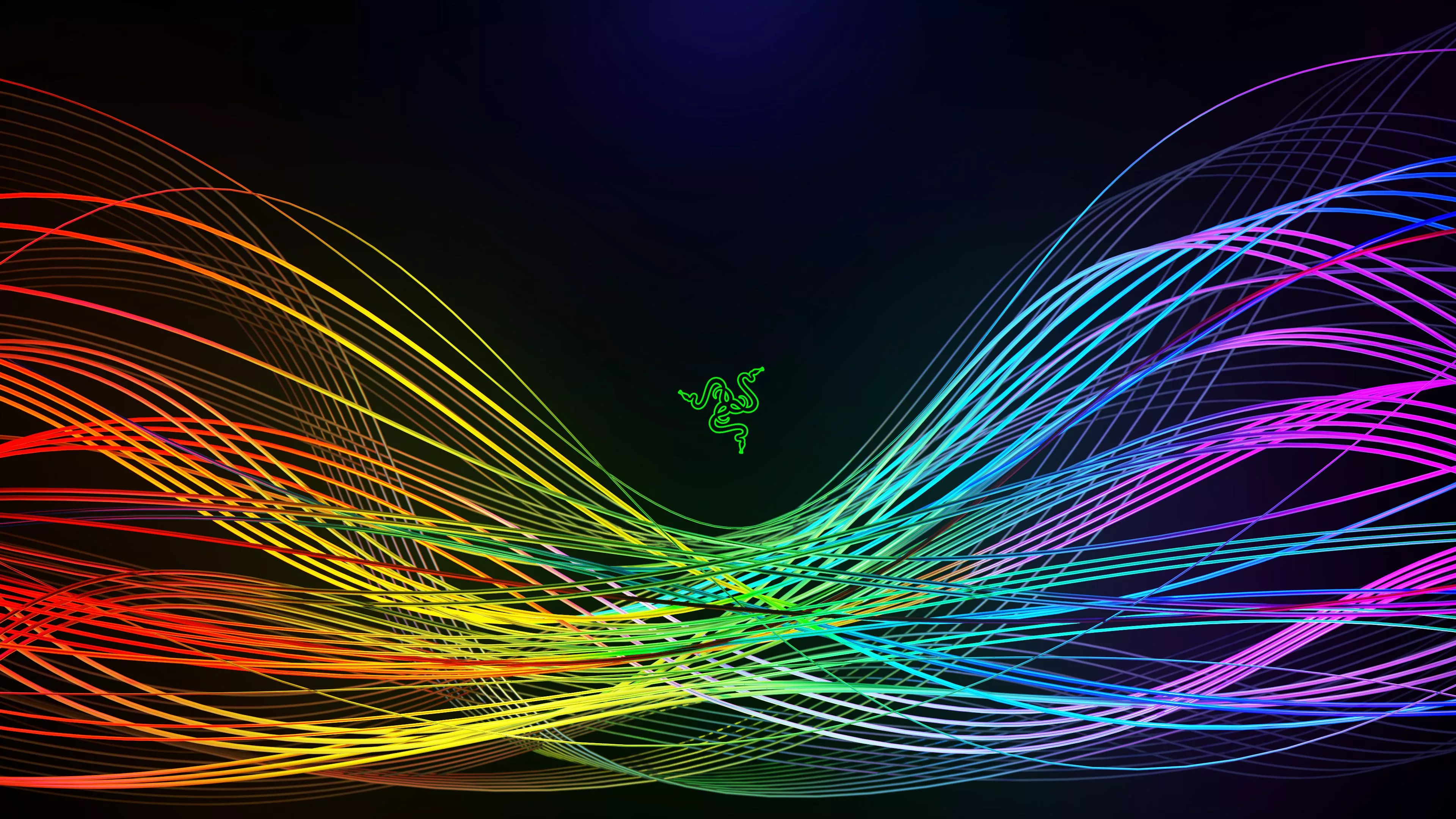 Razer Wallpaper 4K, Spectrum, Waves