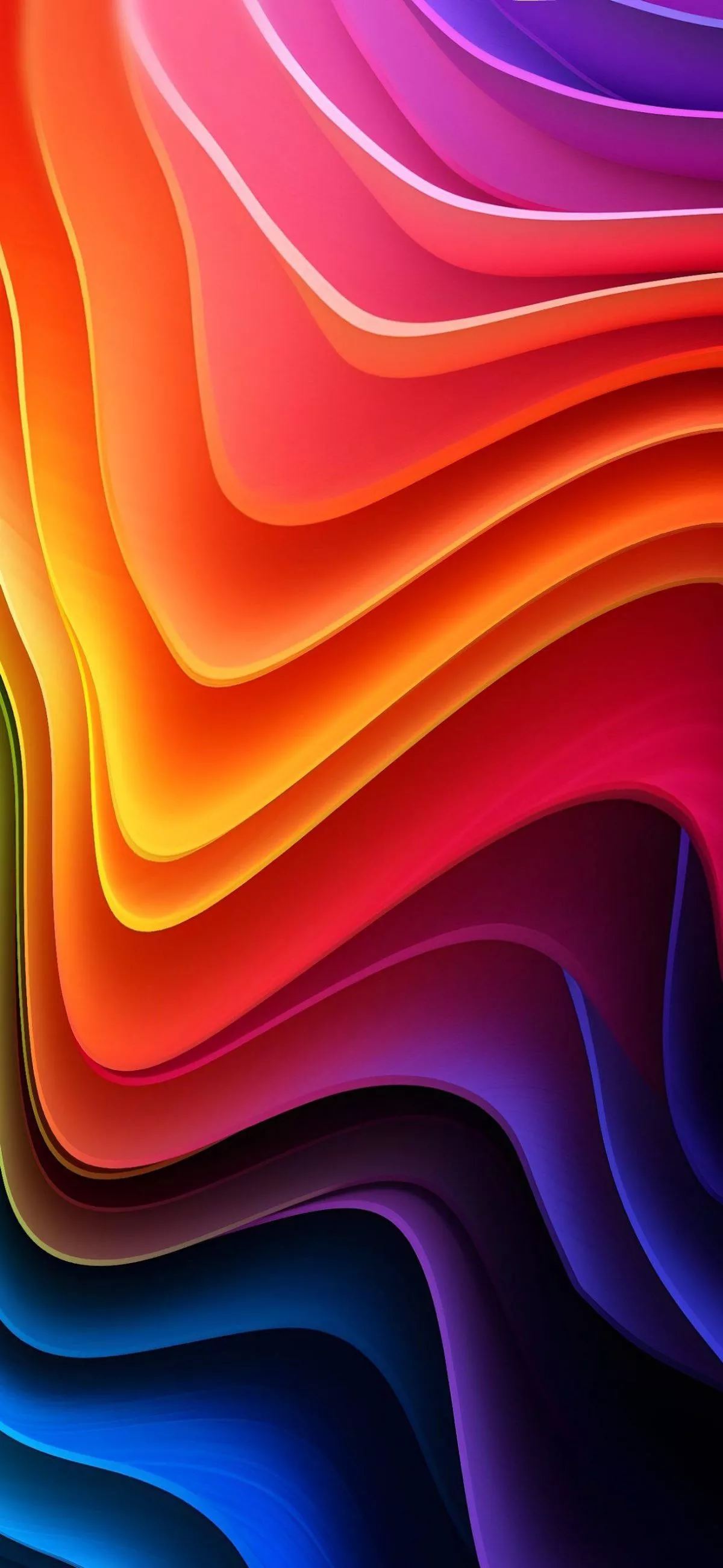 Abstract Colorful Wavy