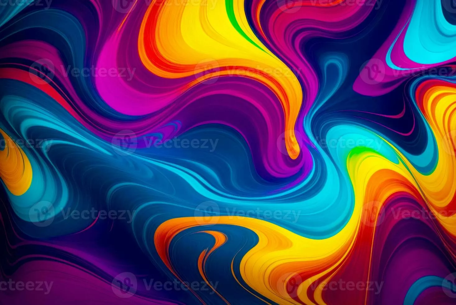 Colorful Abstract Wallpaper Stock