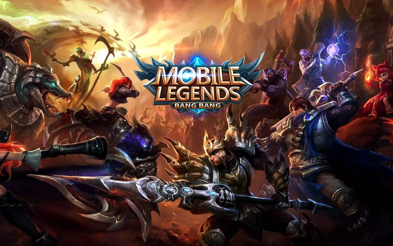 Mobile Legends Bang Bang Logo Fight