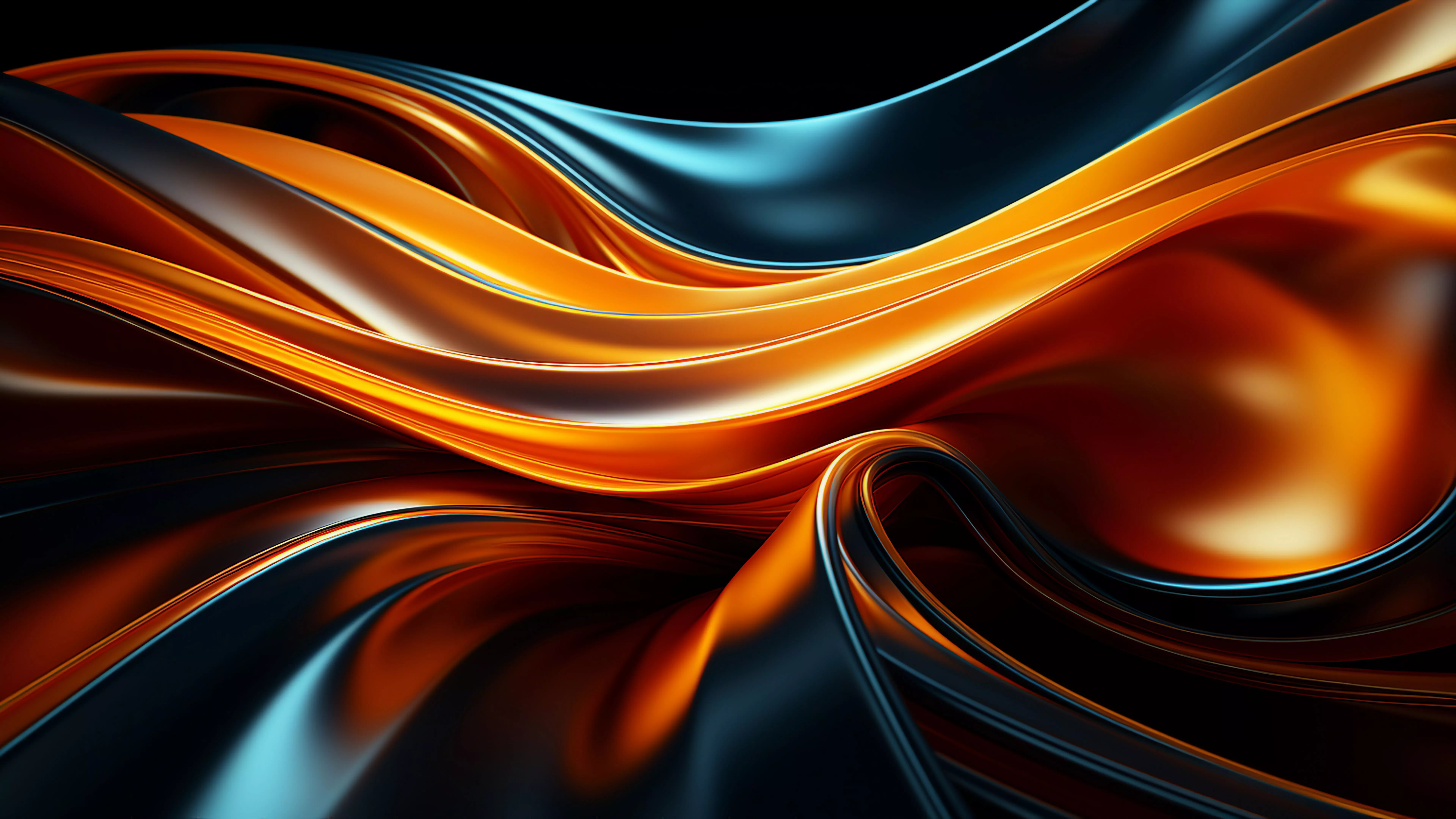Glass Wallpaper 4K, 8K, 5K, Waves