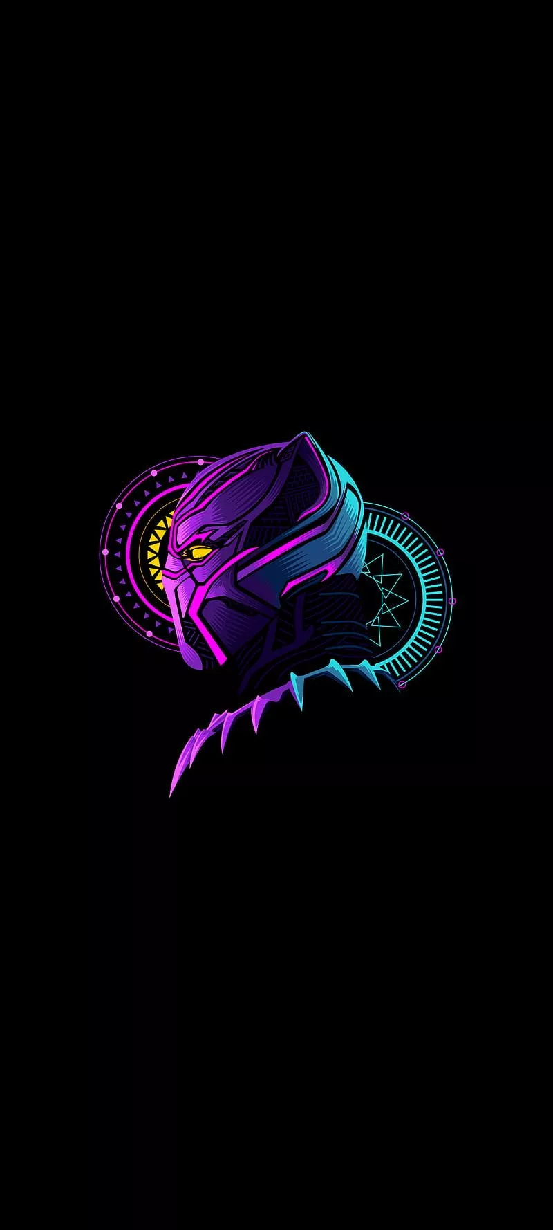 HD black amoled marvel wallpaper
