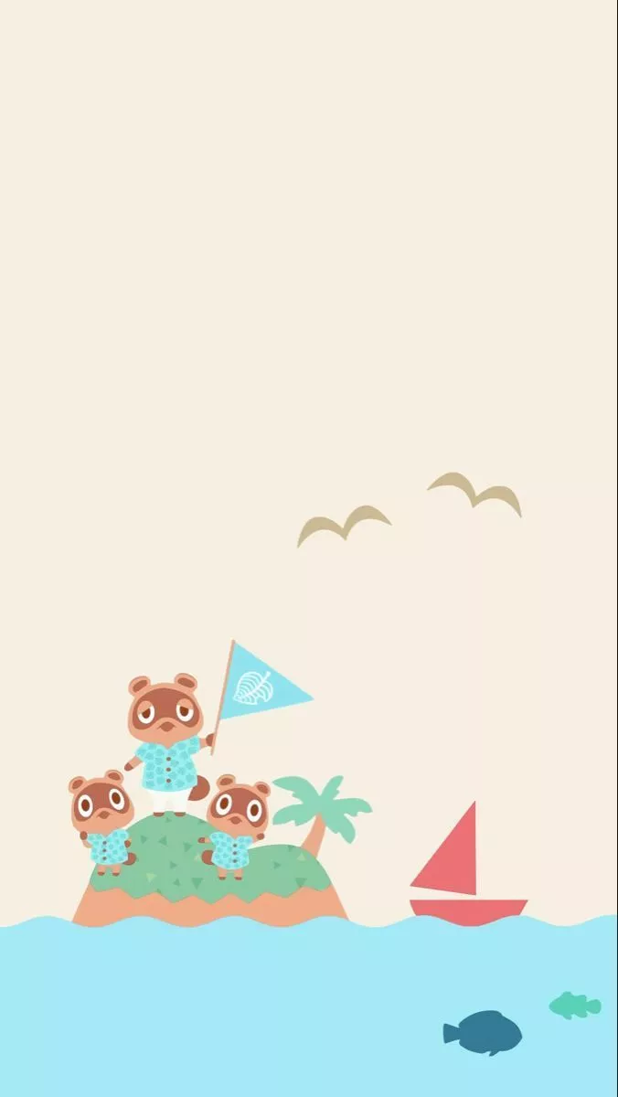 Wallpaper. Animal crossing characters