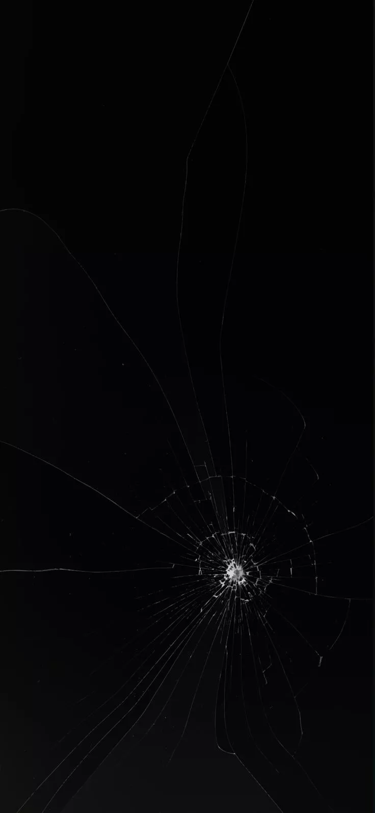 Broken Cracked Screen Wallpaper