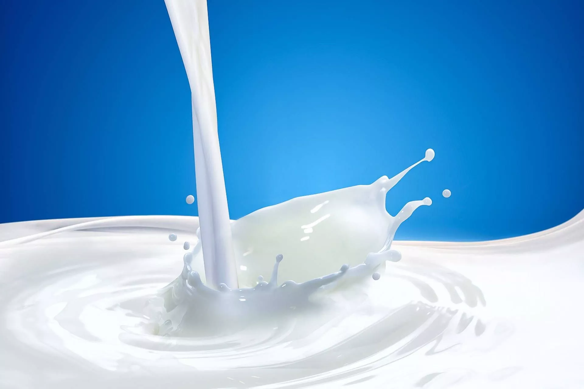 Splashes And Ripples From Pouring Milk