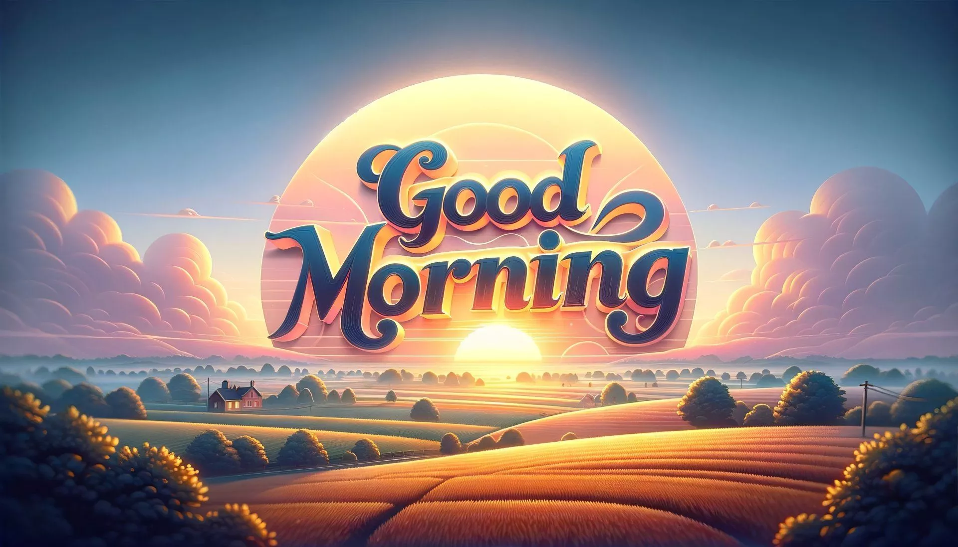 Good Morning Sunrise Landscape HD