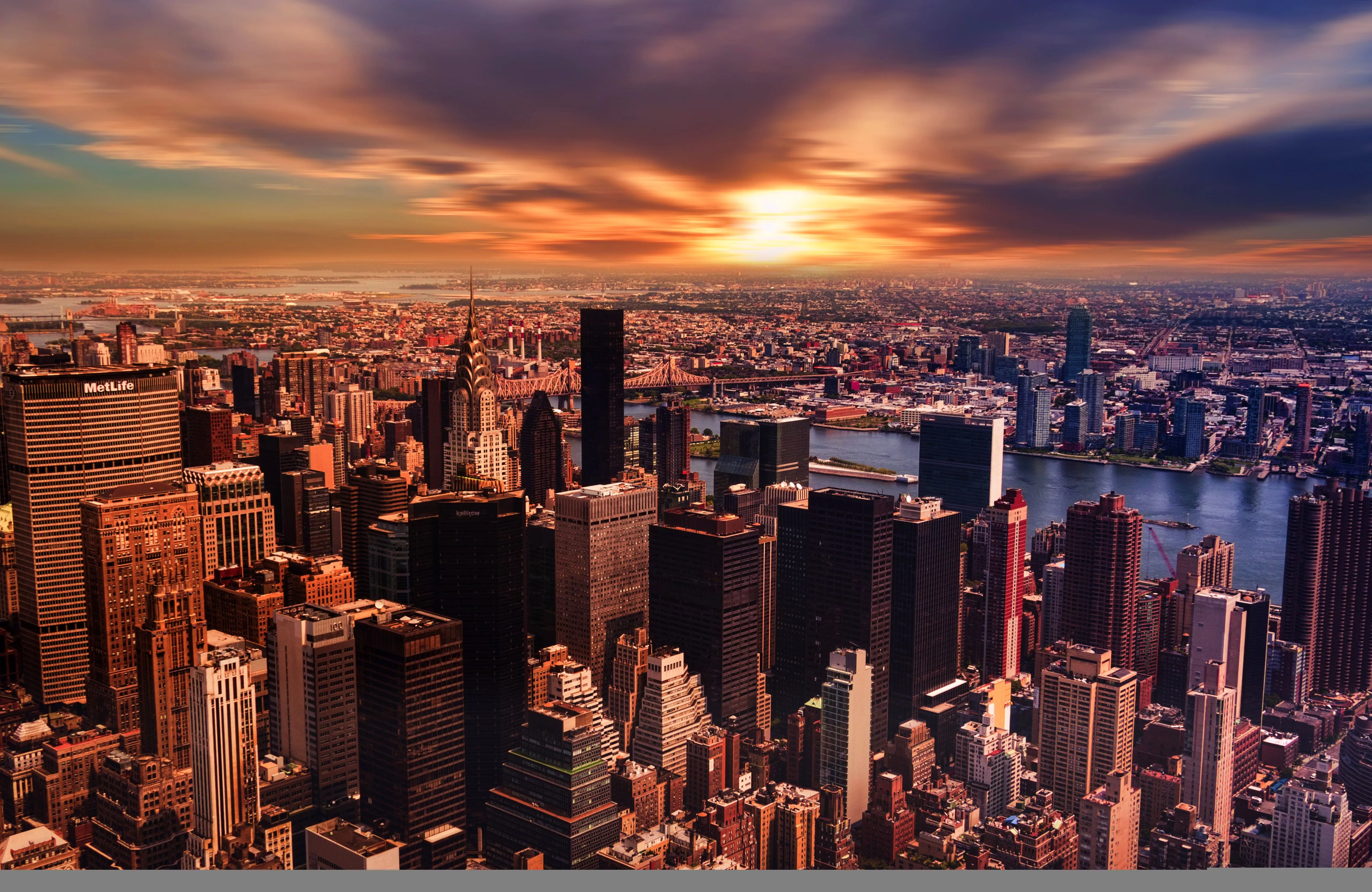 New York City Wallpaper 4K, 5K, Cloudy