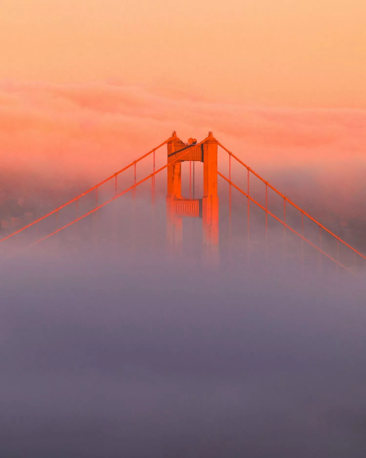 San Francisco Golden Gate Bridge Above