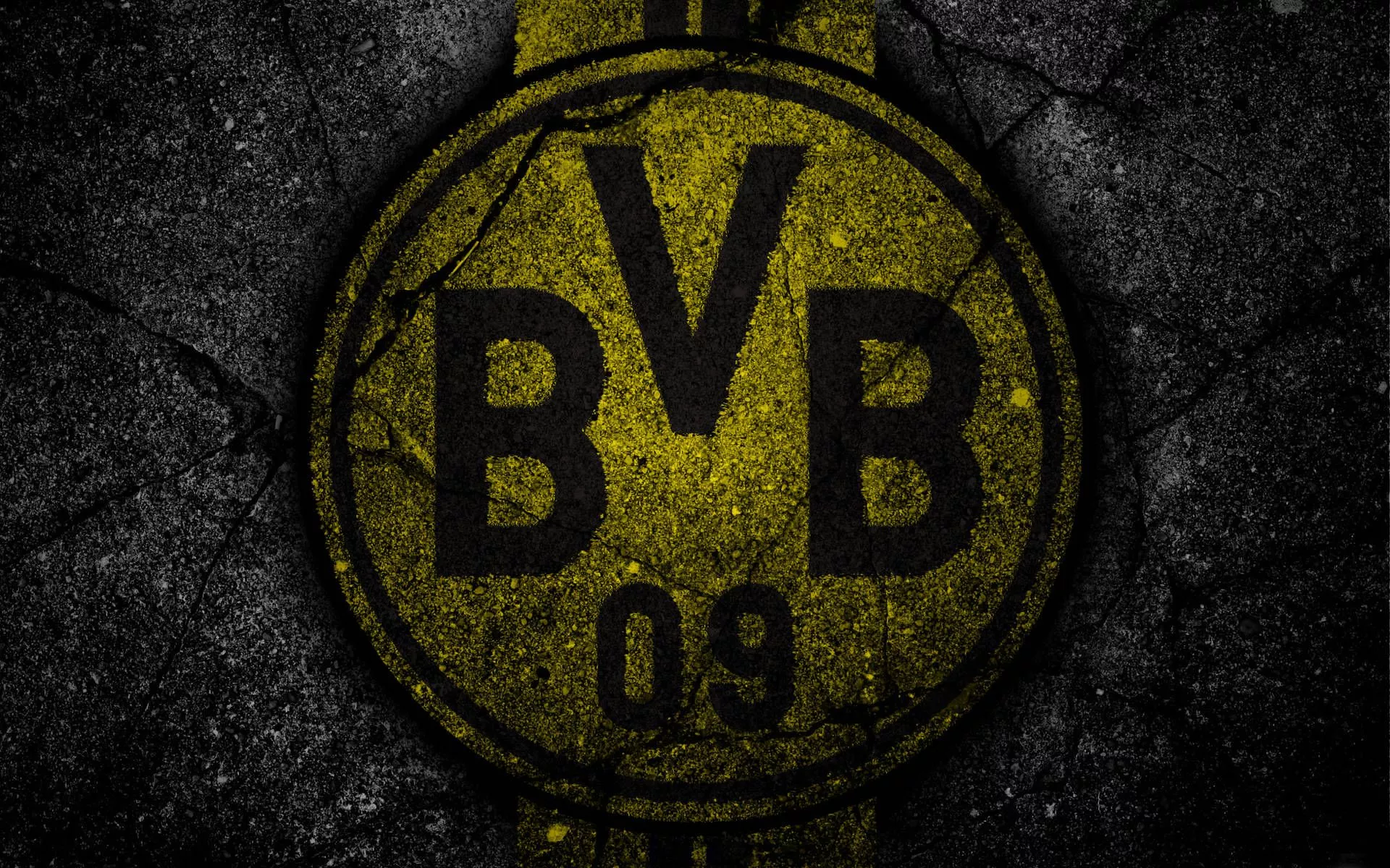 Worn Out Borussia Dortmund Logo