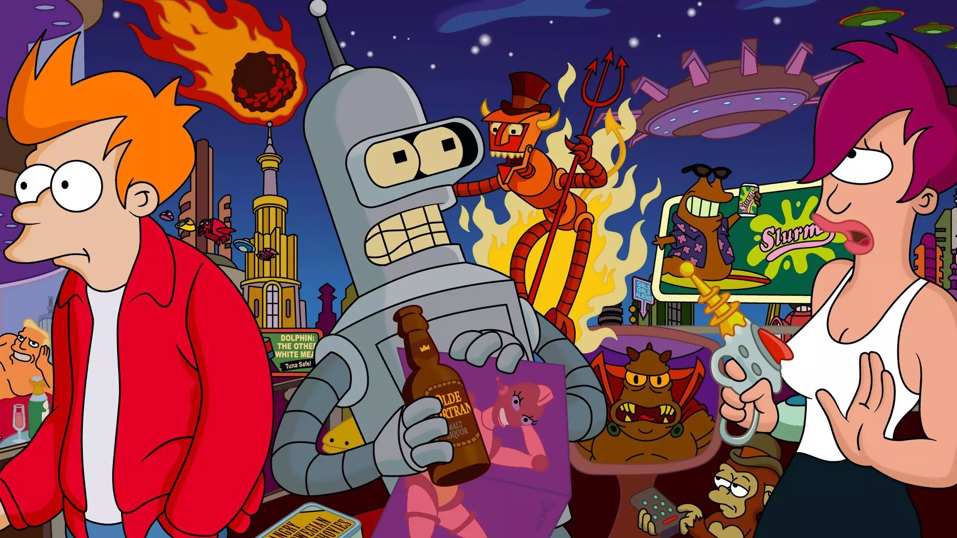 Download TV Show Futurama HD Wallpaper