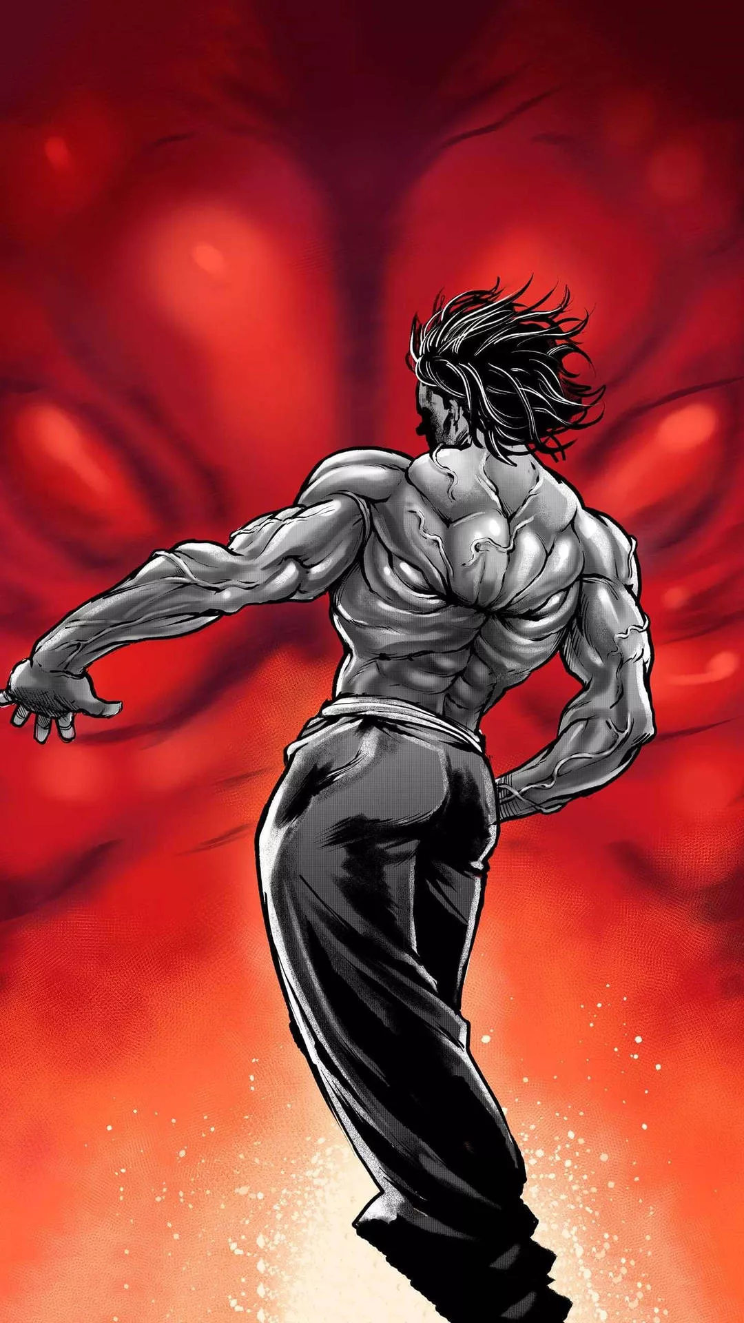 Baki HD Yujiro Hanma Demon Face