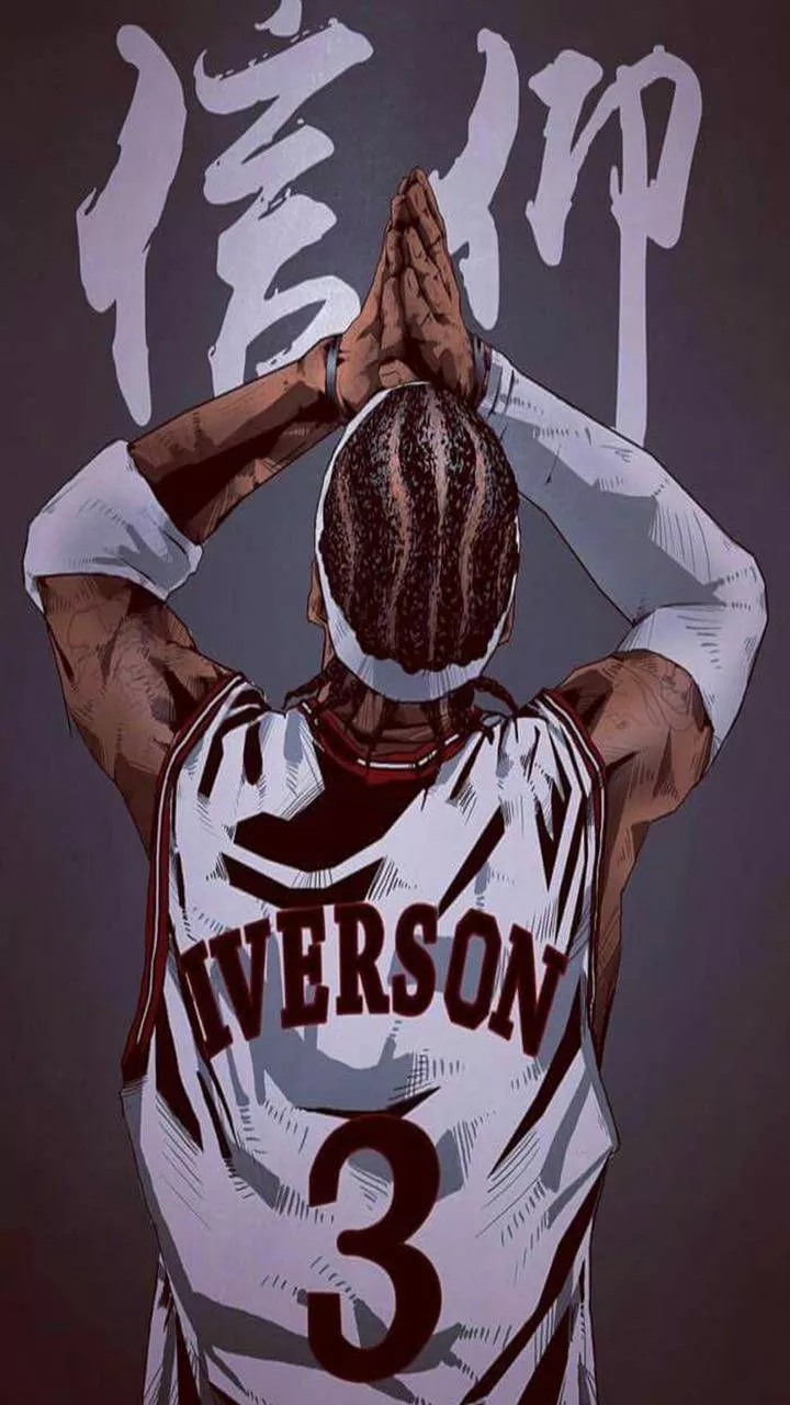 Cool Nba Allen Iverson Digital Art