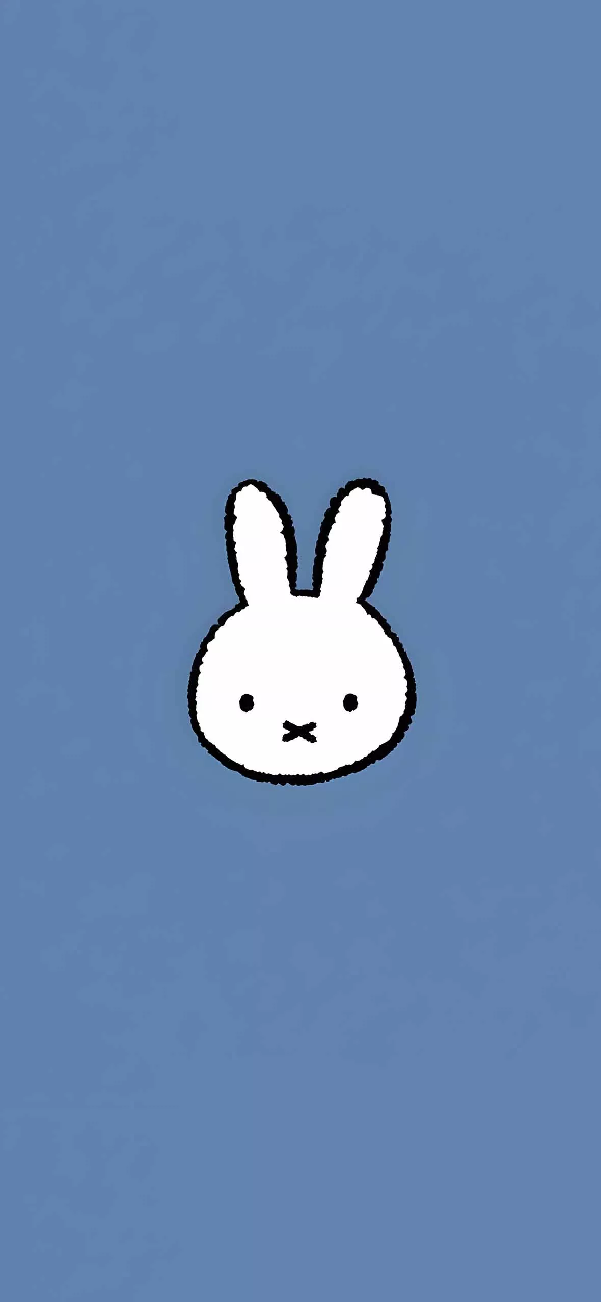 Cute Miffy Bunny Blue Wallpaper